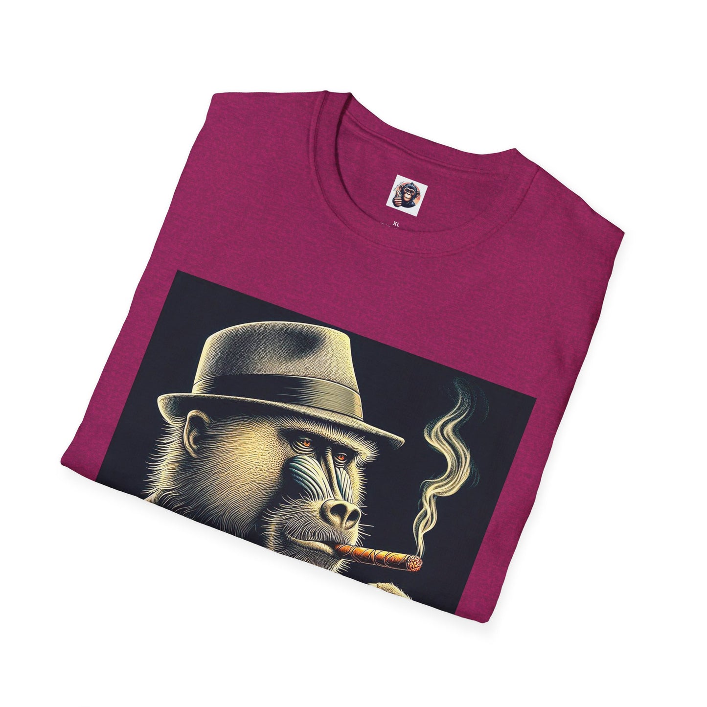 Baboon cigar smoking