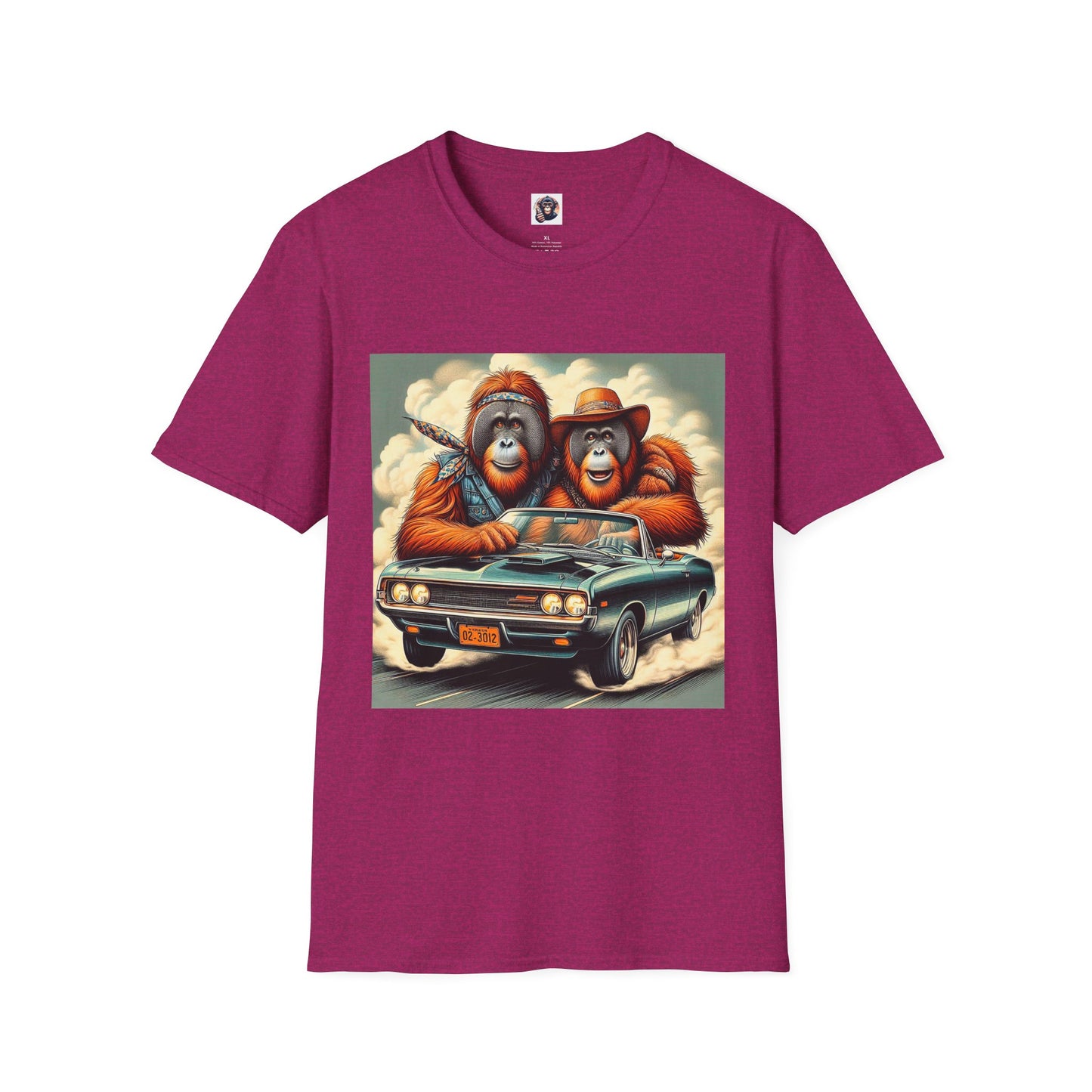 Wacky Orangutans T-Shirt Printify S Antique Heliconia