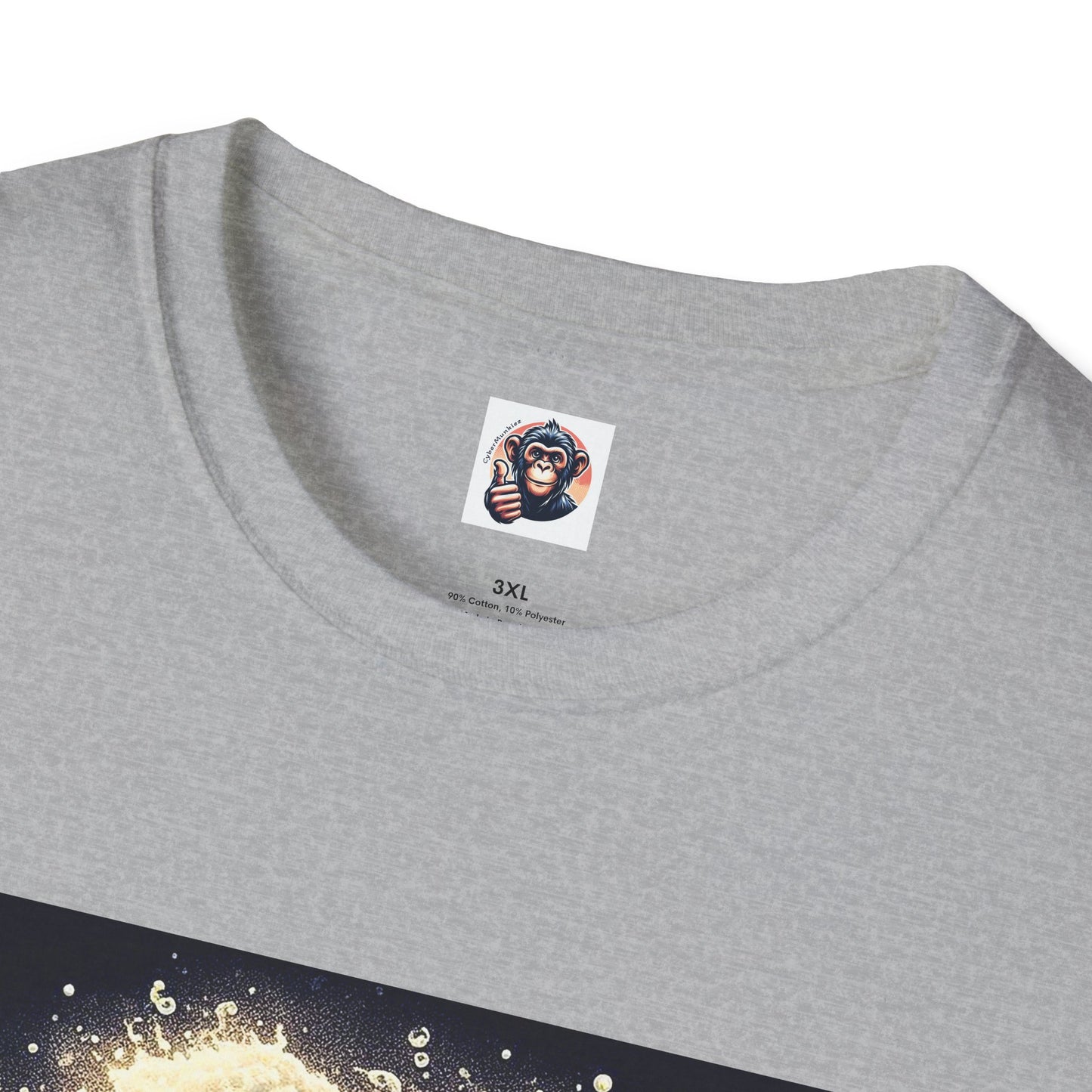 Capuchin Monkey surfer dude T-Shirt Printify