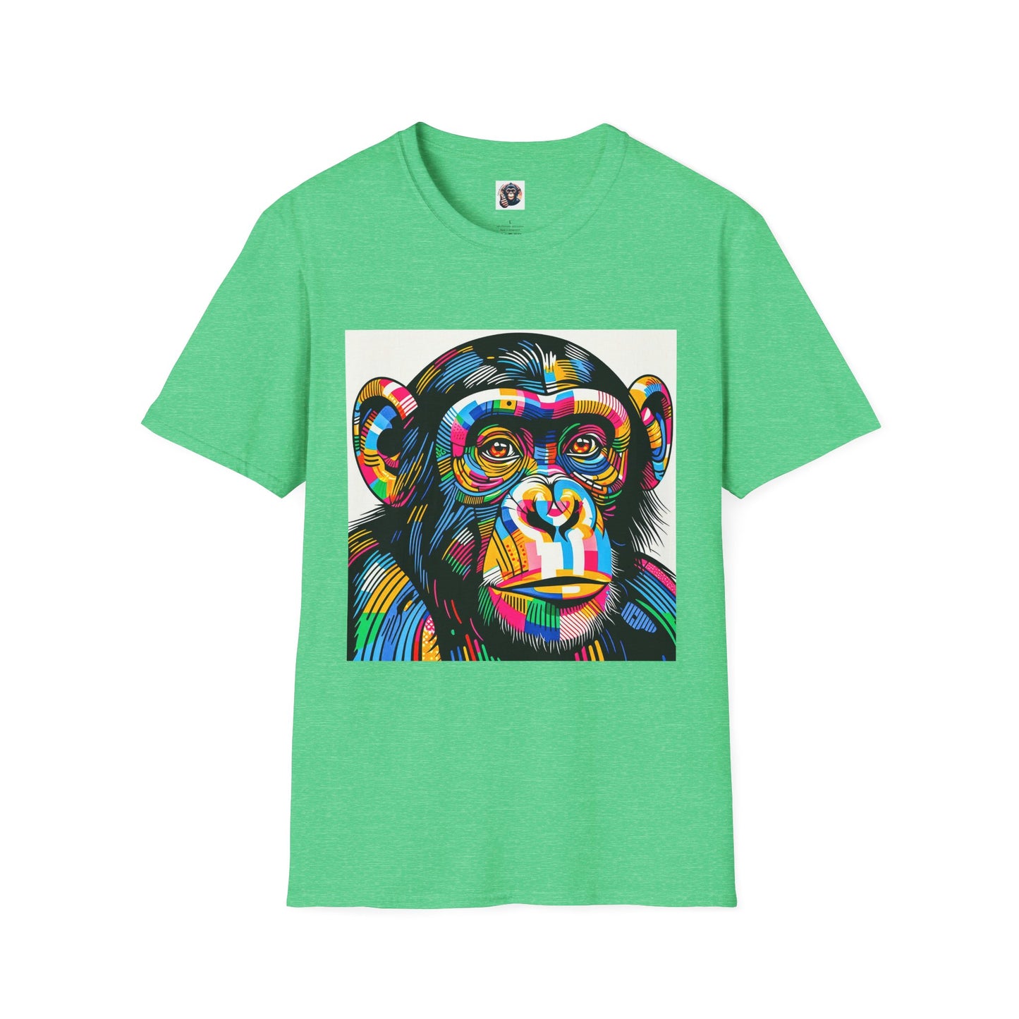 Bonobo colors T-Shirt Printify S Heather Irish Green