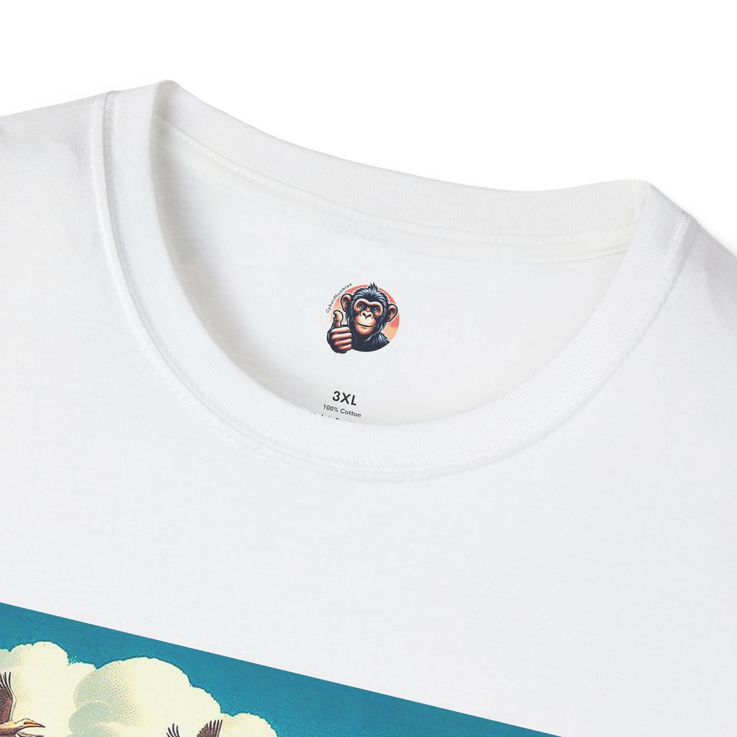 Wacky Chimp driving fun T-Shirt Printify