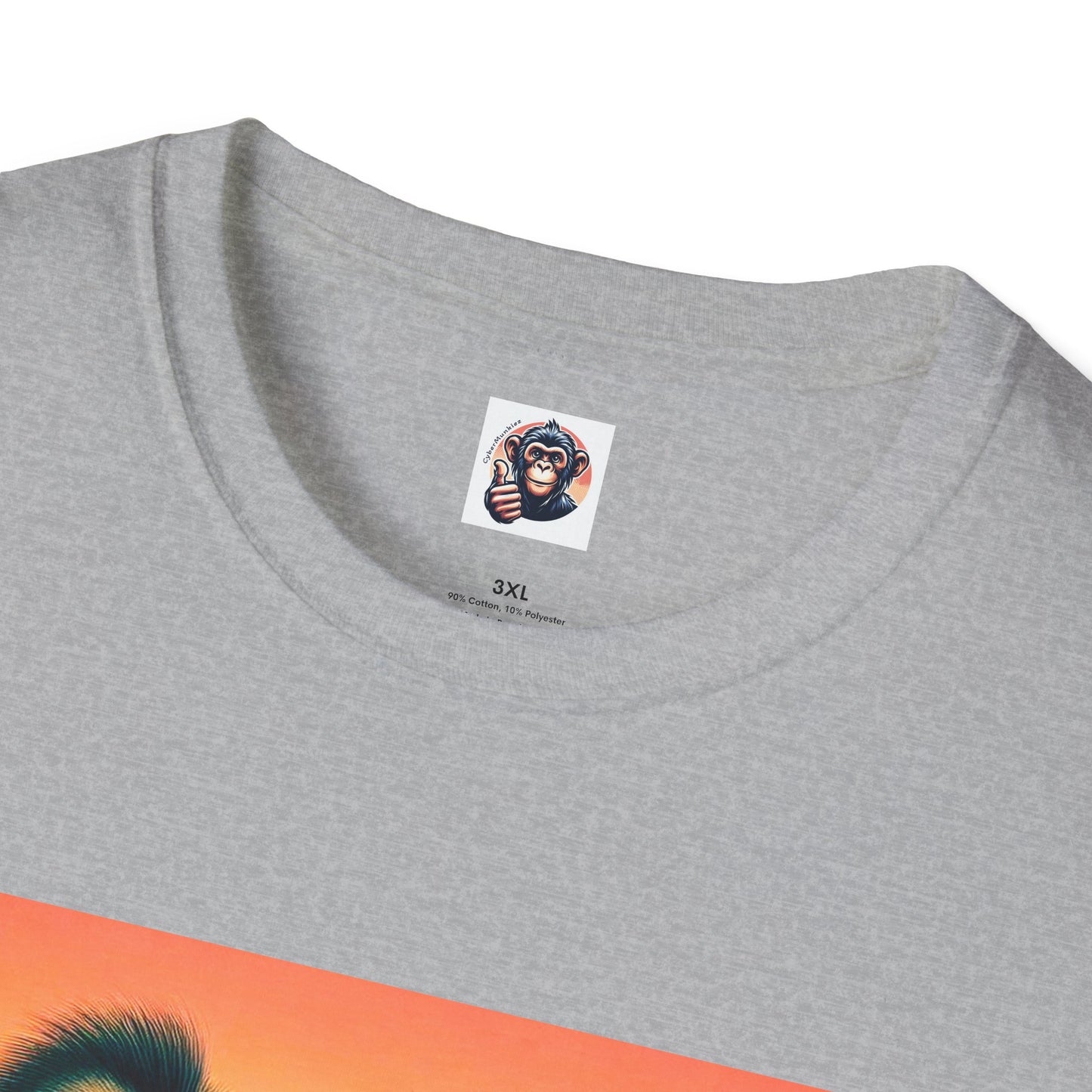 Wacky Baboon tiny car T-Shirt Printify