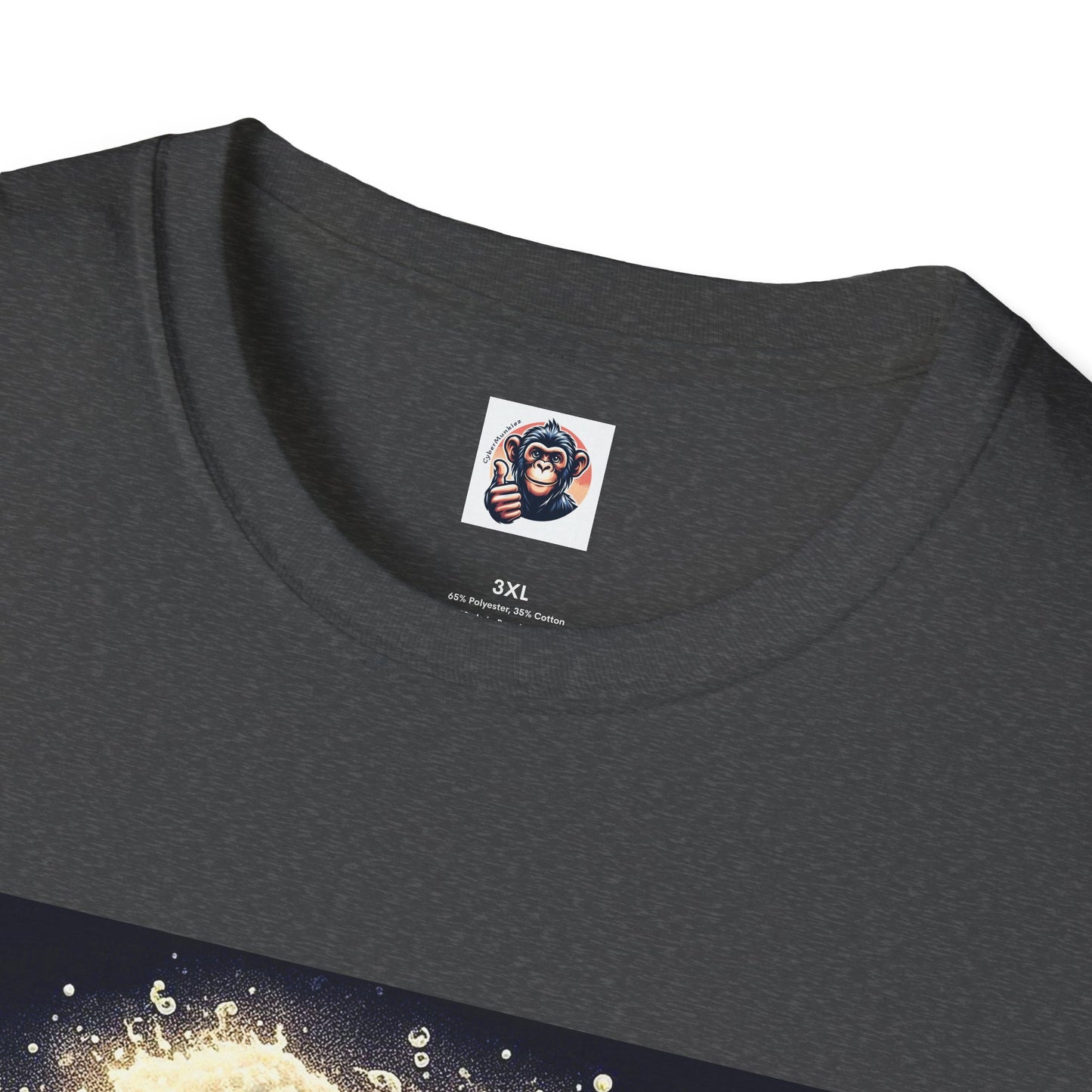 Capuchin Monkey surfer dude T-Shirt Printify