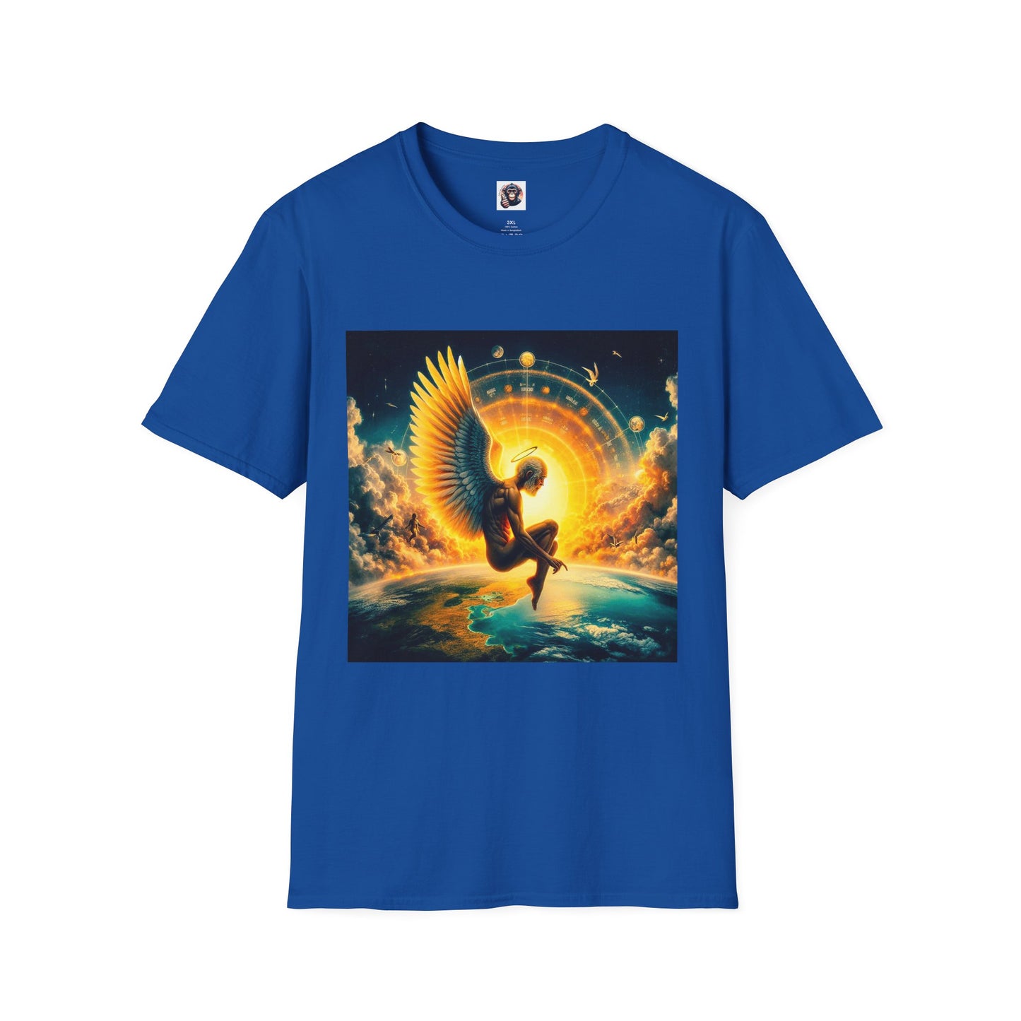 Homo Sapiens Angel T-Shirt Printify XS Royal