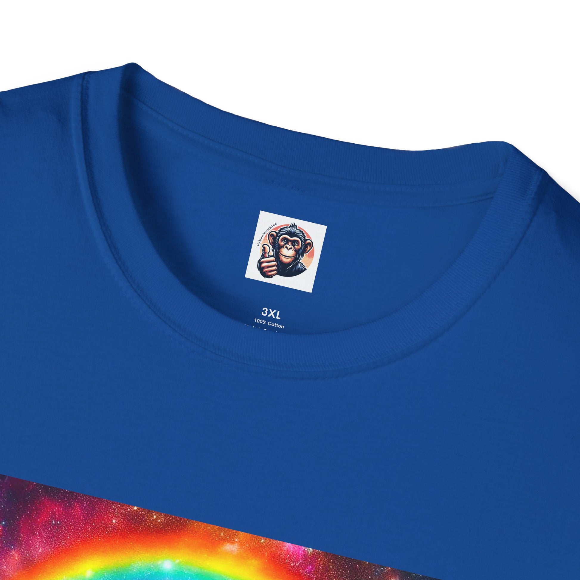 Capuchin Monkey rainbow bridge T-Shirt Printify