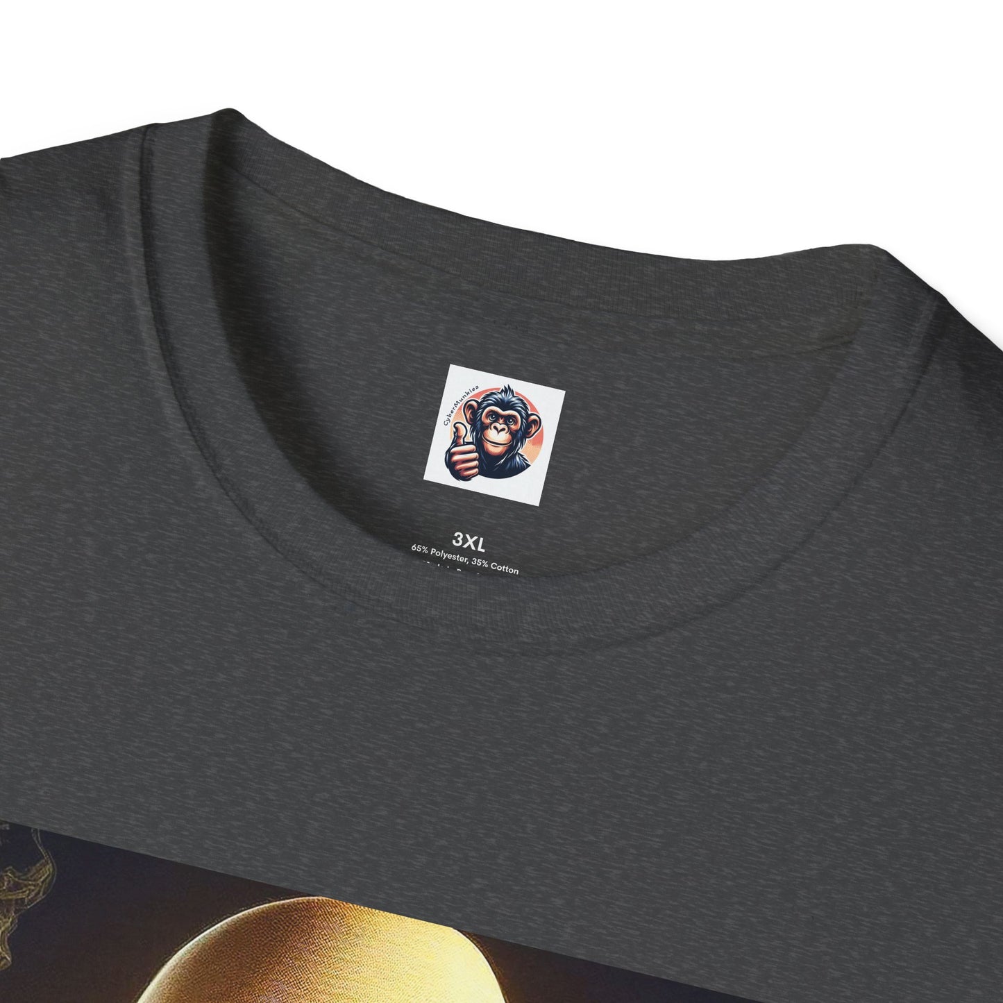 Bonobo whiskey and smoking T-Shirt Printify
