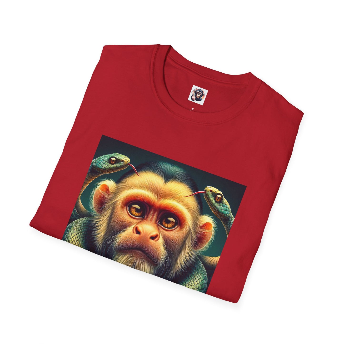 Capuchin Monkey scary snakes shirt