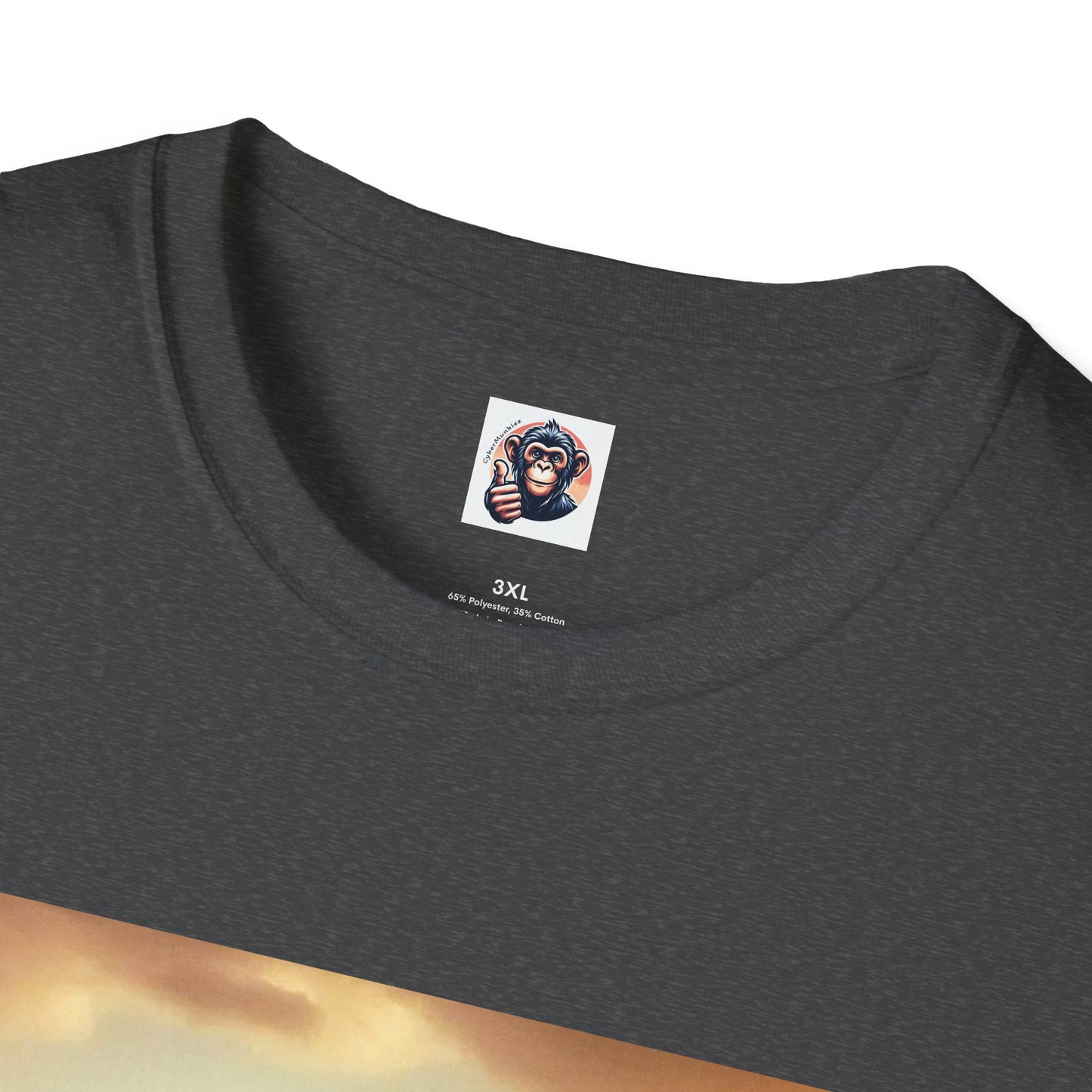 Wacky Chimp tiny car T-Shirt Printify