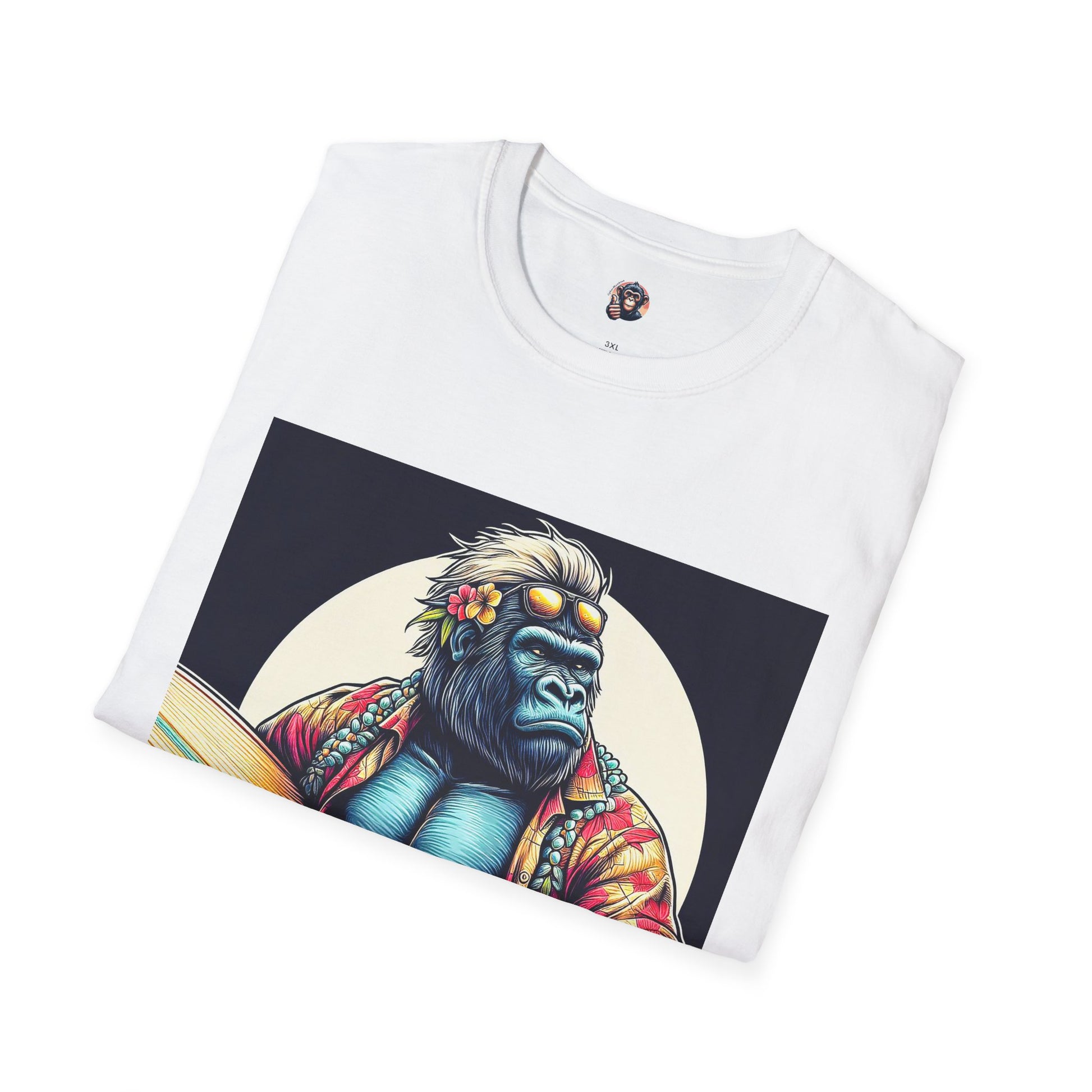 Gorilla surfer T-Shirt Printify