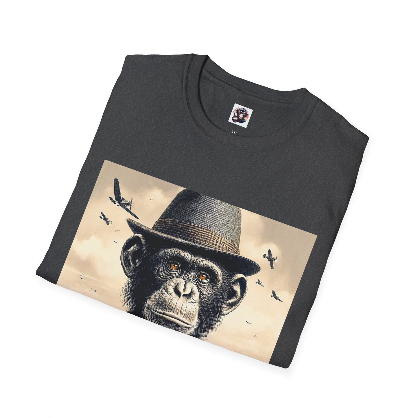 Bonobo hat and bow tie T-Shirt Printify