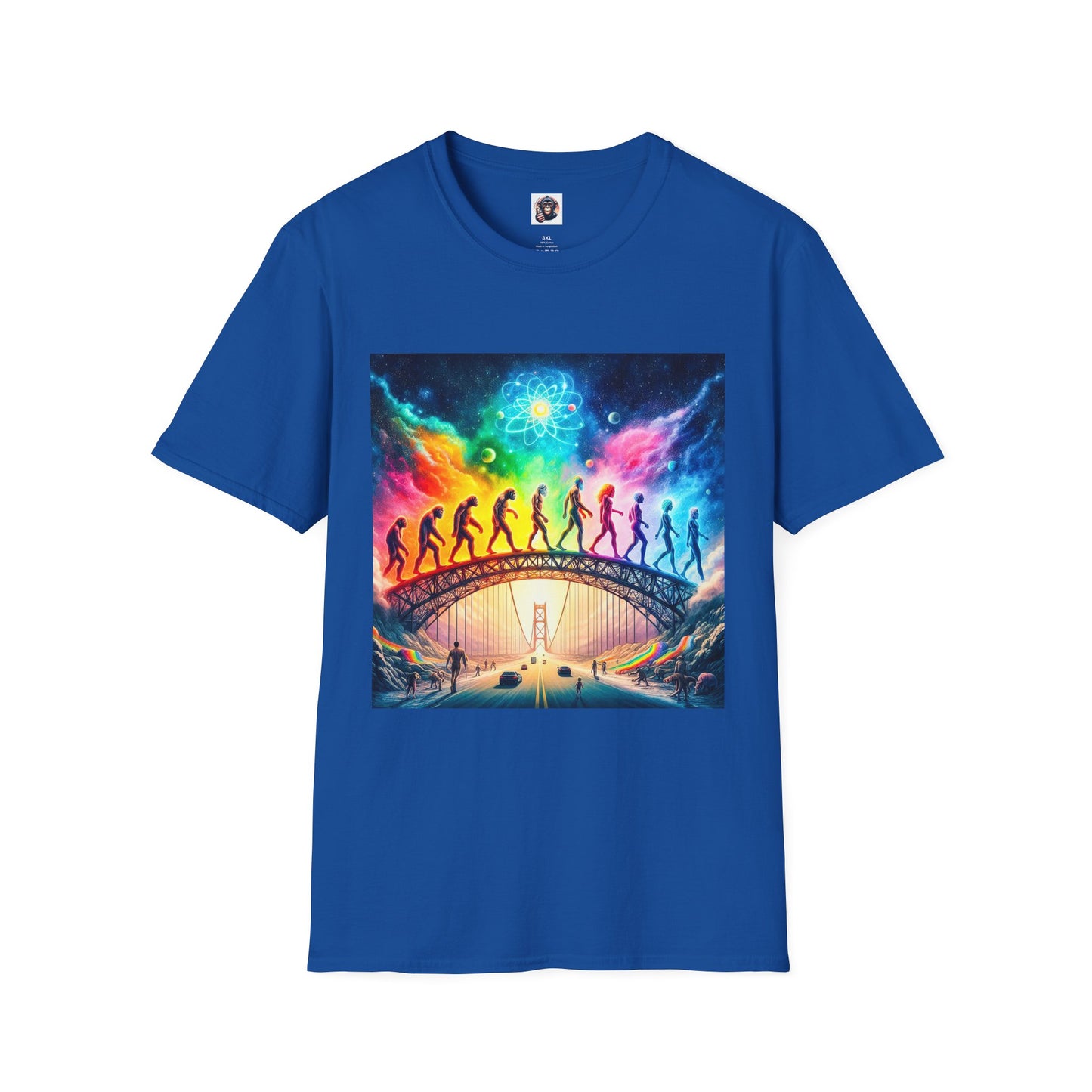 Homo Sapiens pretty colors T-Shirt Printify XS Royal