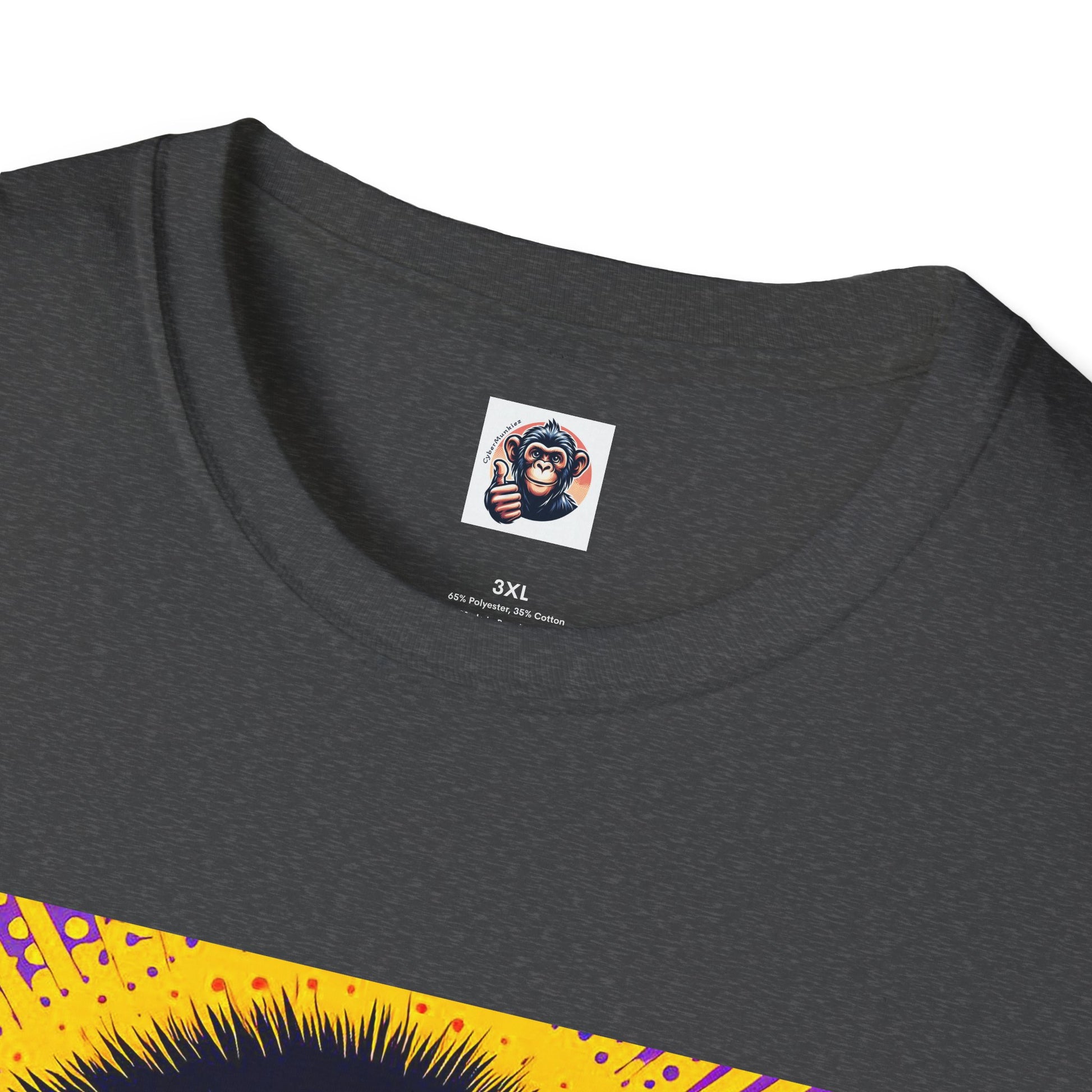 Capuchin Monkey yellow T-Shirt Printify