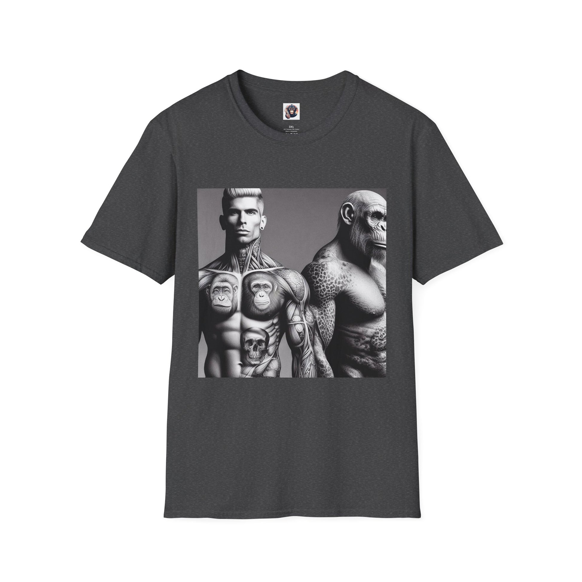 Homo Sapiens personal trainers T-Shirt Printify XS Dark Heather