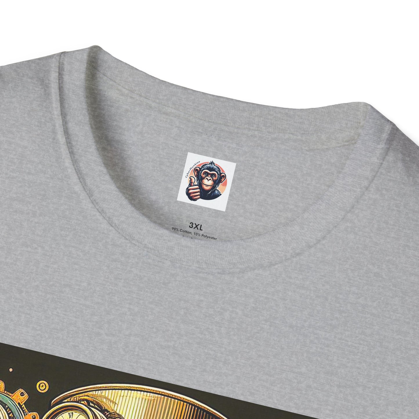 Steam punk Capuchin Monkey T-Shirt Printify