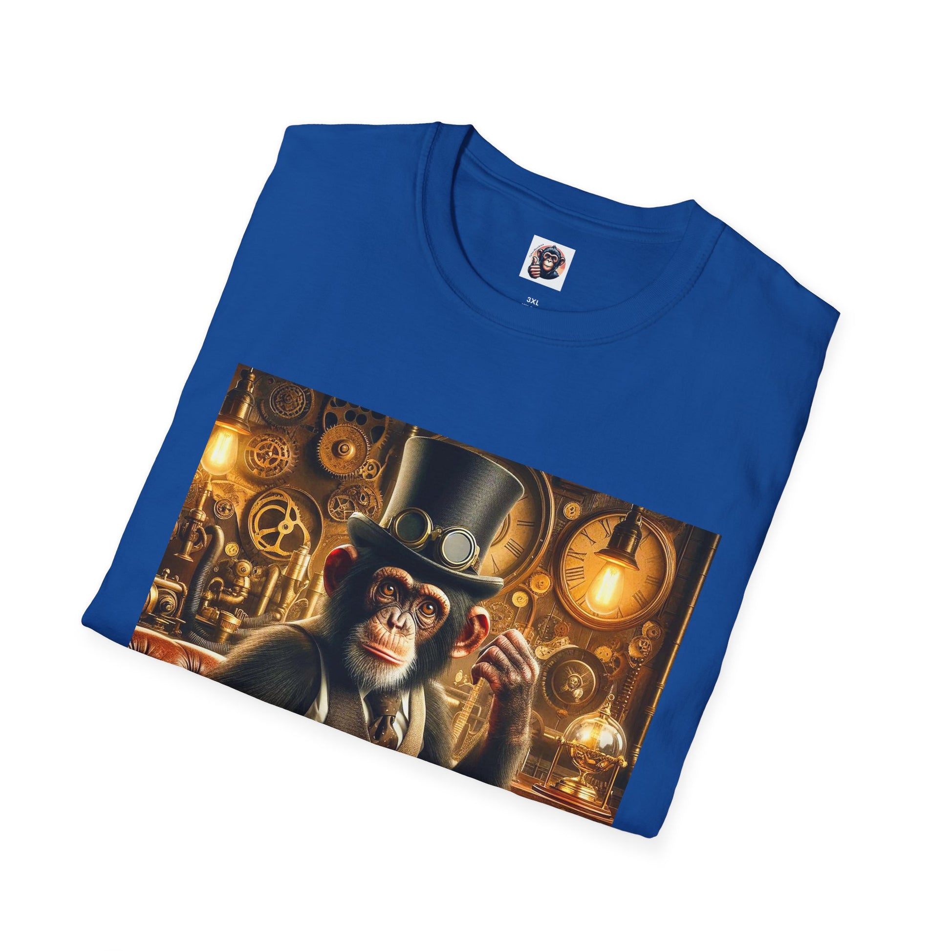 Chimp steam punk T-Shirt Printify
