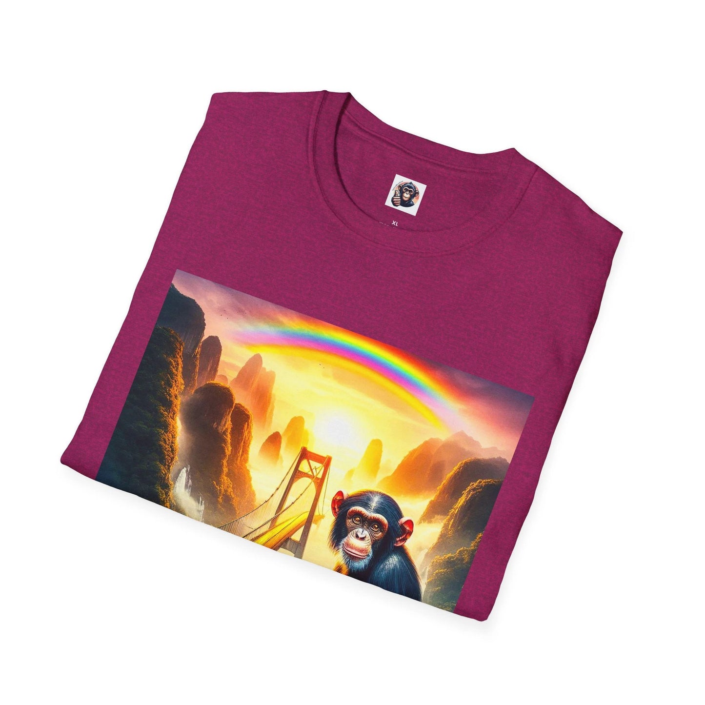 Chimp pretty sunset by Printify