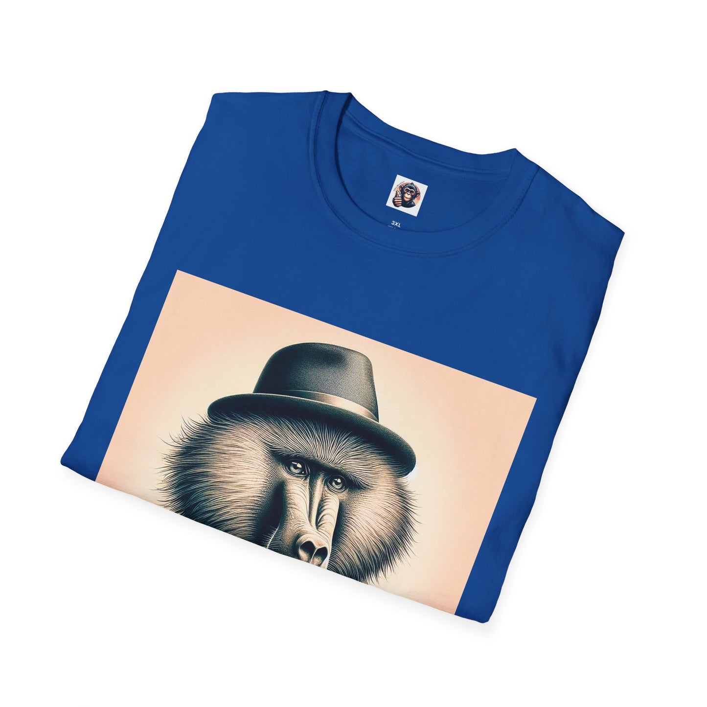 Baboon hat and bow T-Shirt Printify