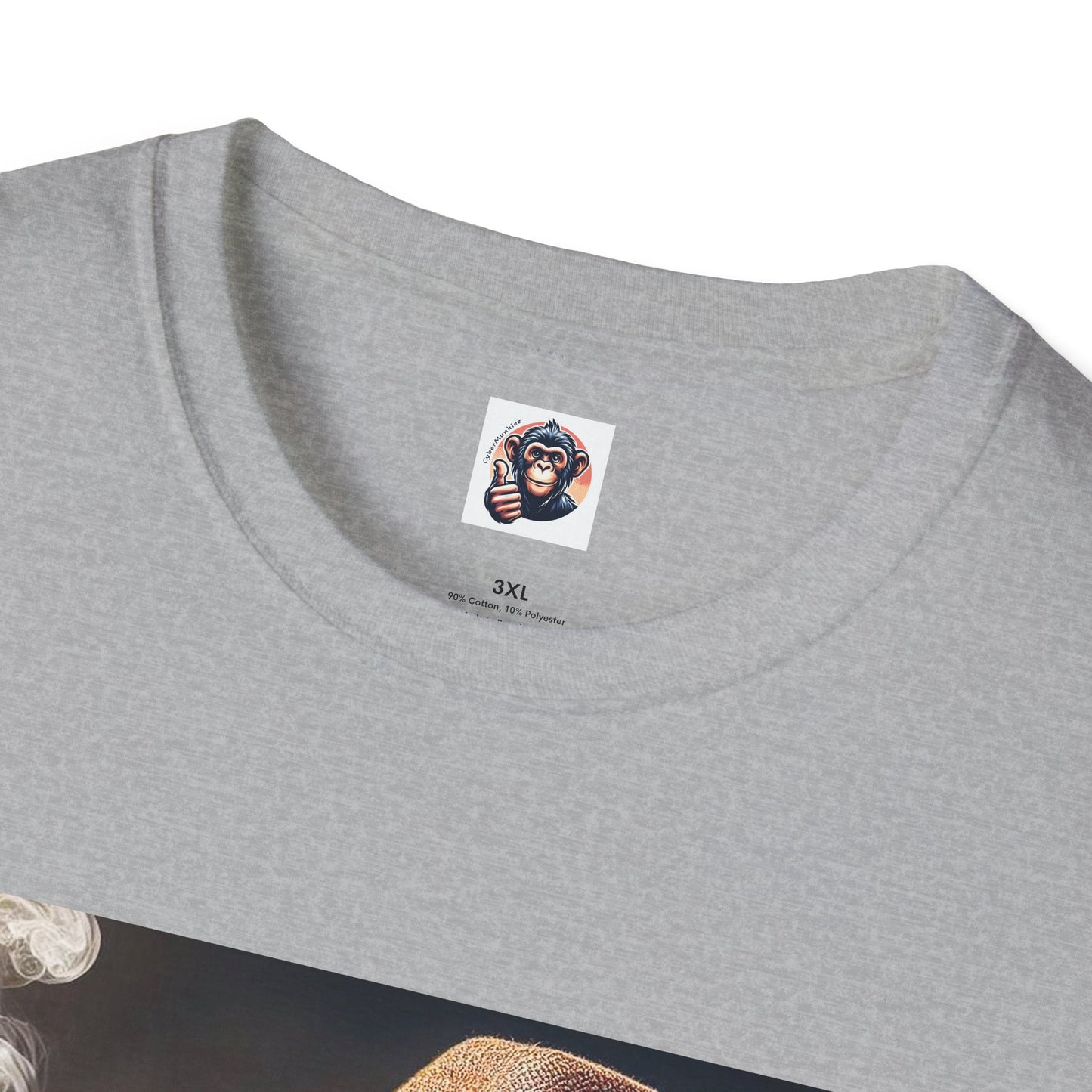 Capuchin Monkey smoking shirt T-Shirt Printify