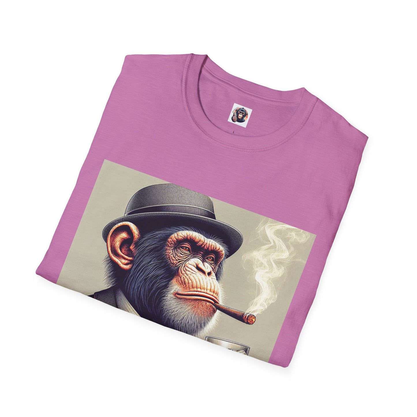 Chimp smoking shirt
