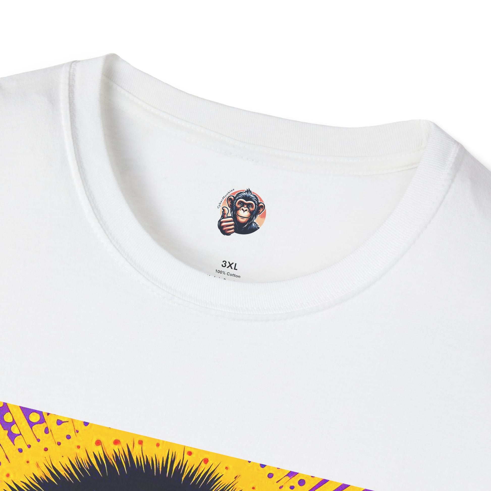 Capuchin Monkey yellow T-Shirt Printify