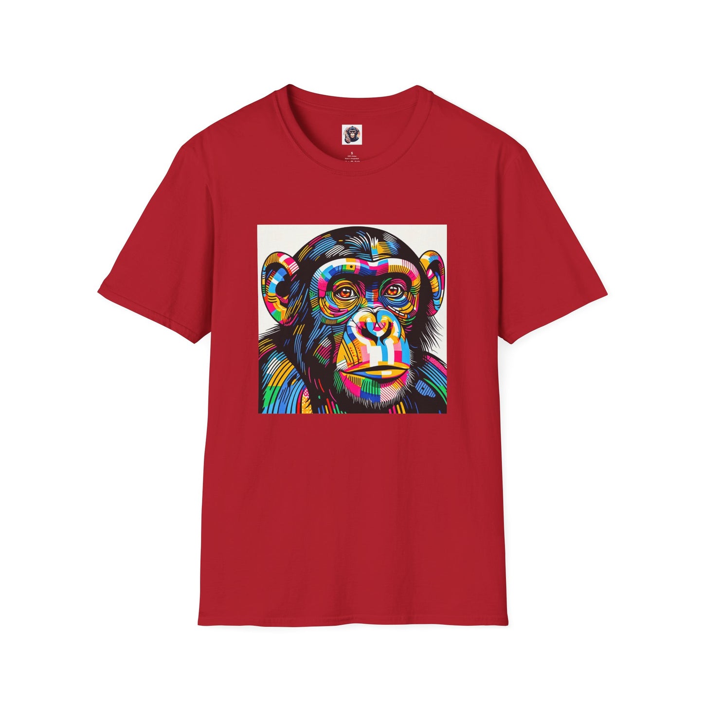 Bonobo colors T-Shirt Printify S Cherry Red