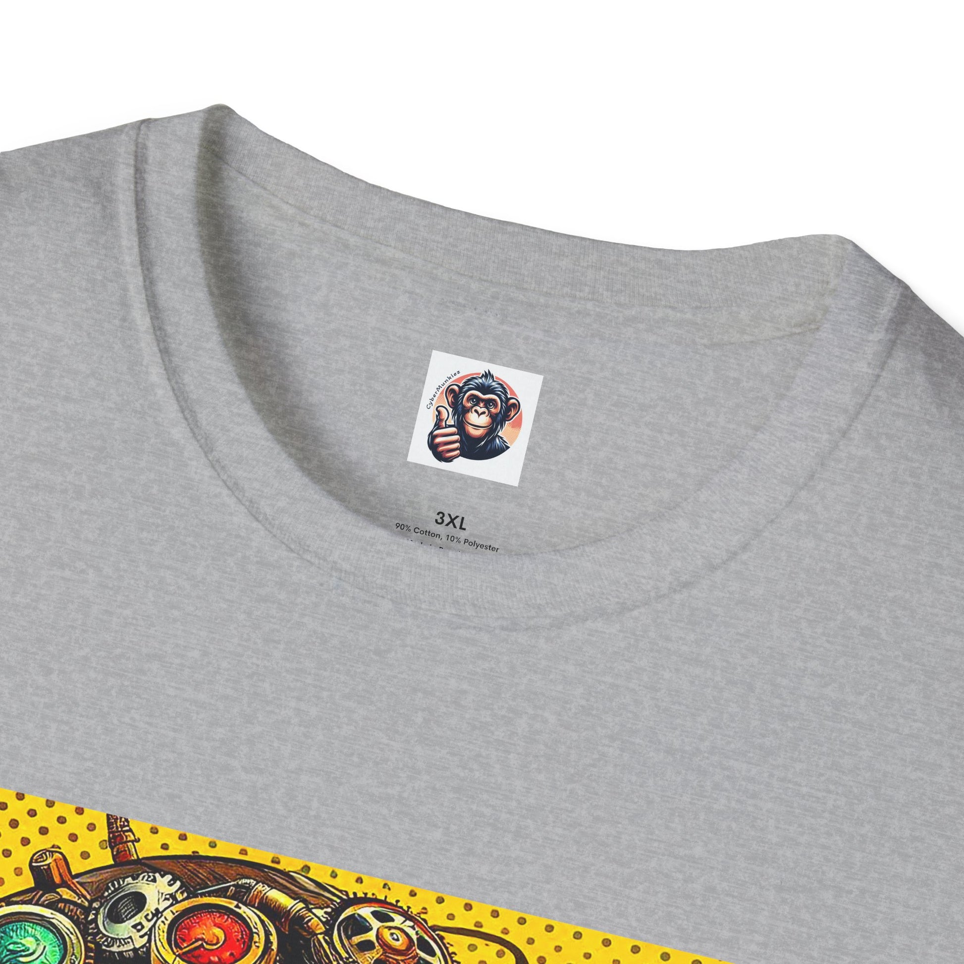 Capuchin Monkey steam punk T-Shirt Printify