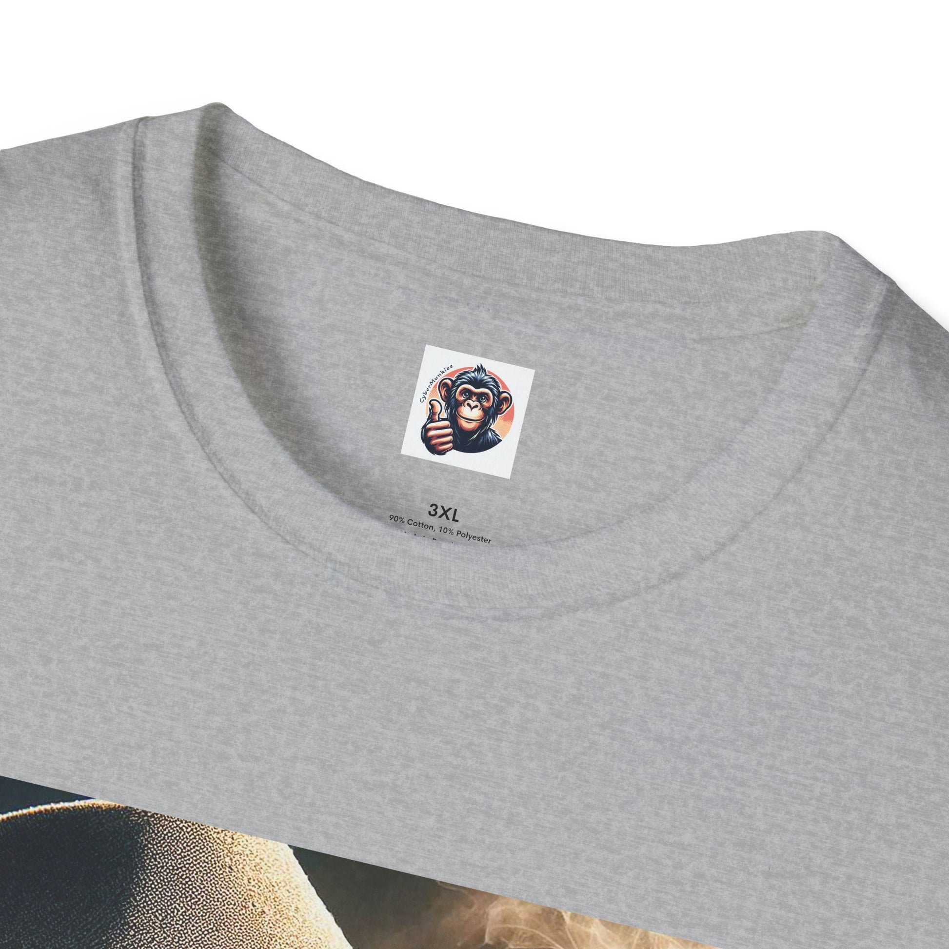 Capuchin Monkey cigar smoker T-Shirt Printify