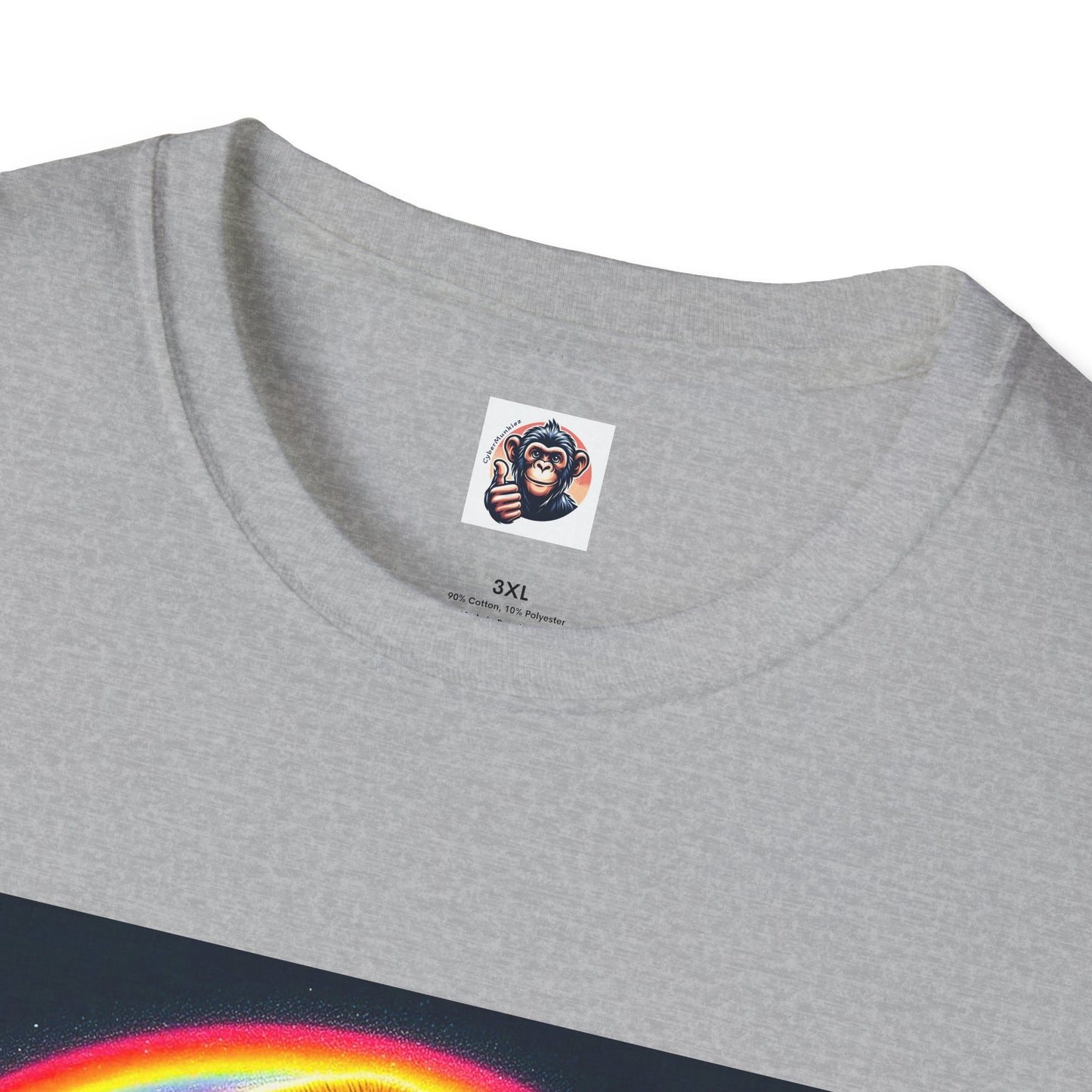 Gorilla rainbow ocean T-Shirt Printify