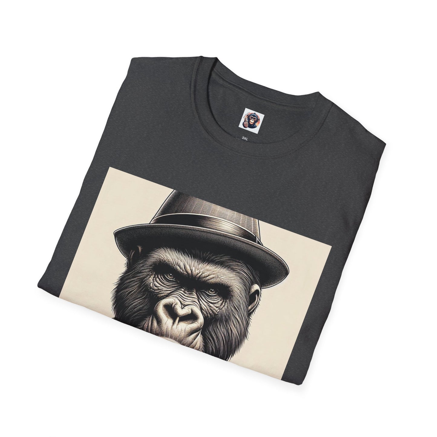 Gorilla suit and tie T-Shirt Printify