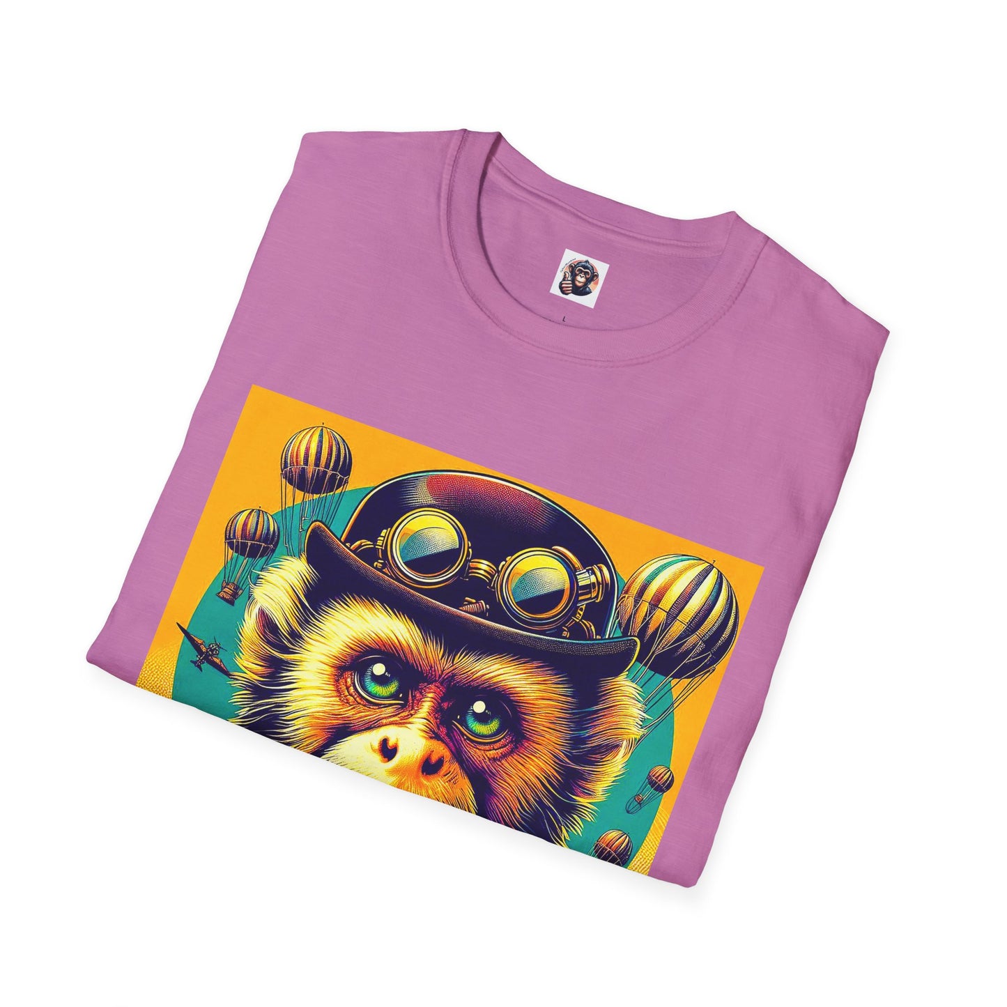 Capuchin Monkey steam punk shirt