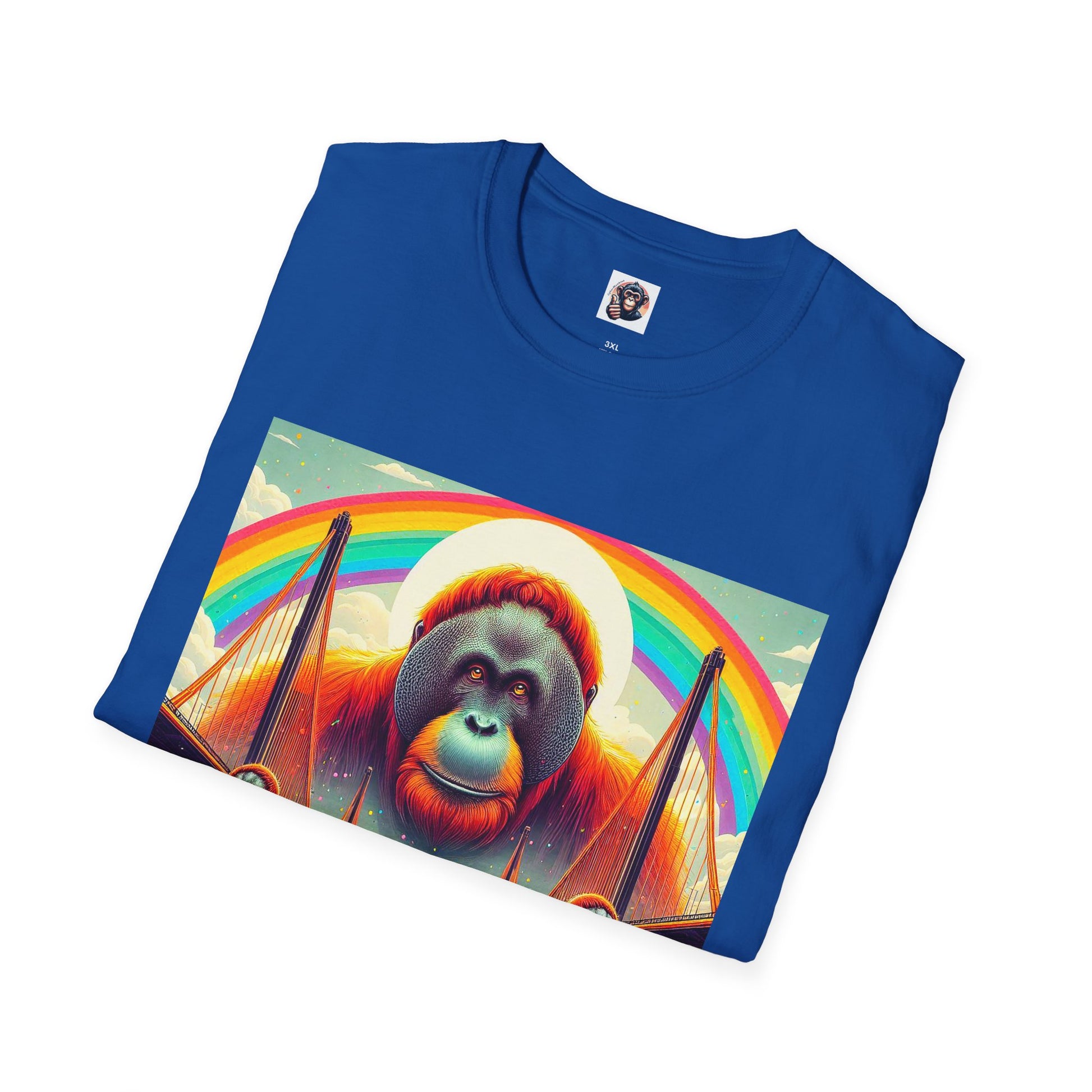 Orangutans rainbow T-Shirt Printify