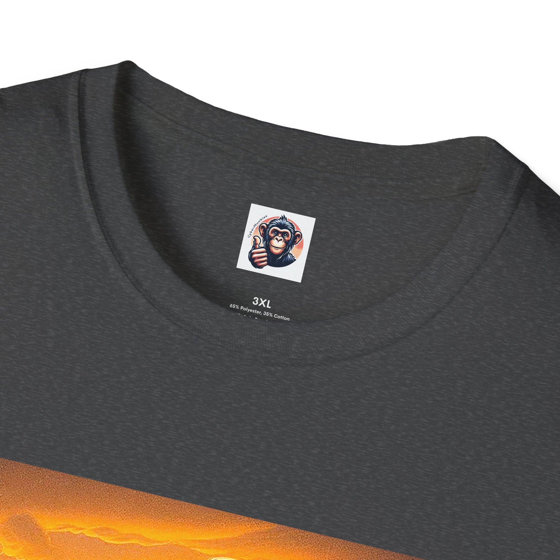 Chimp surfing queen T-Shirt Printify