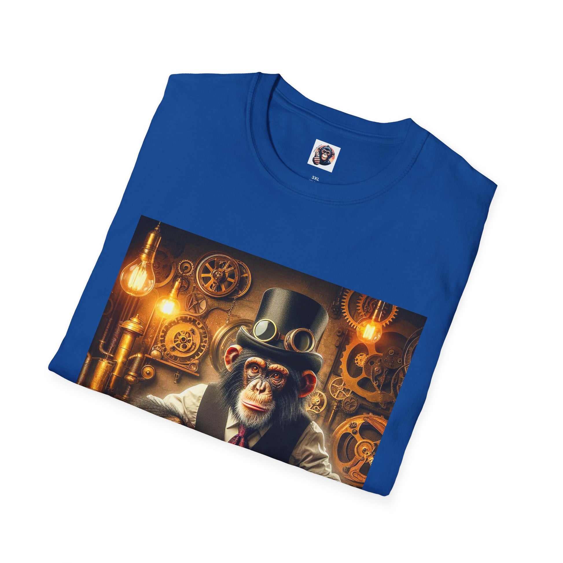 Chimp steam punk T-Shirt Printify