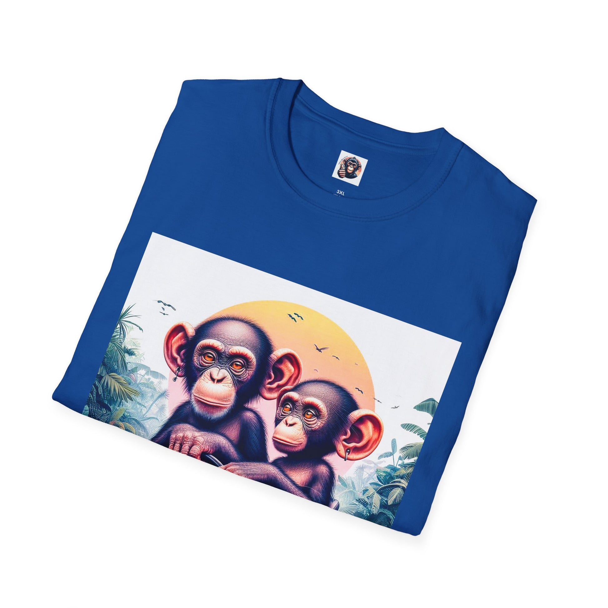 Wacky Bonobo tiny car T-Shirt Printify