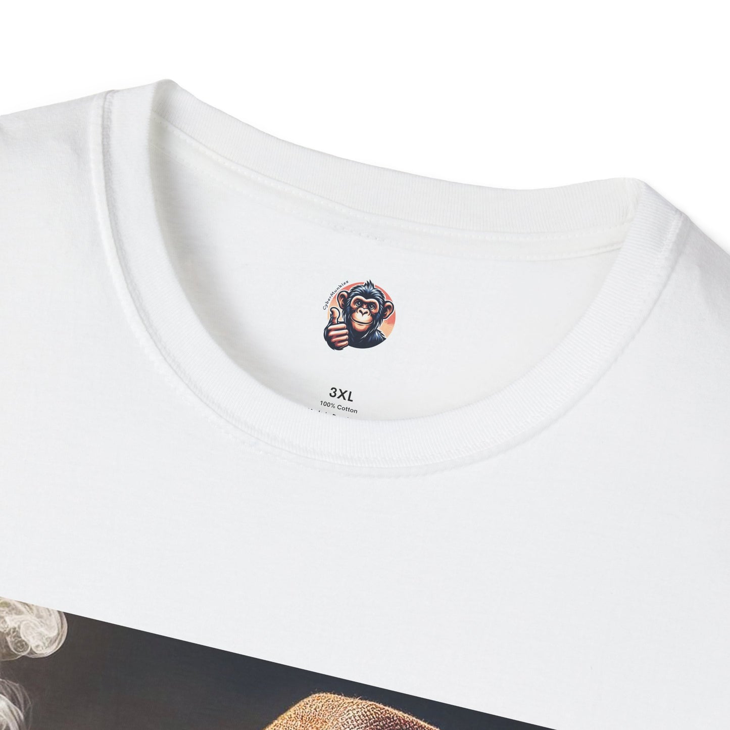 Capuchin Monkey smoking shirt T-Shirt Printify