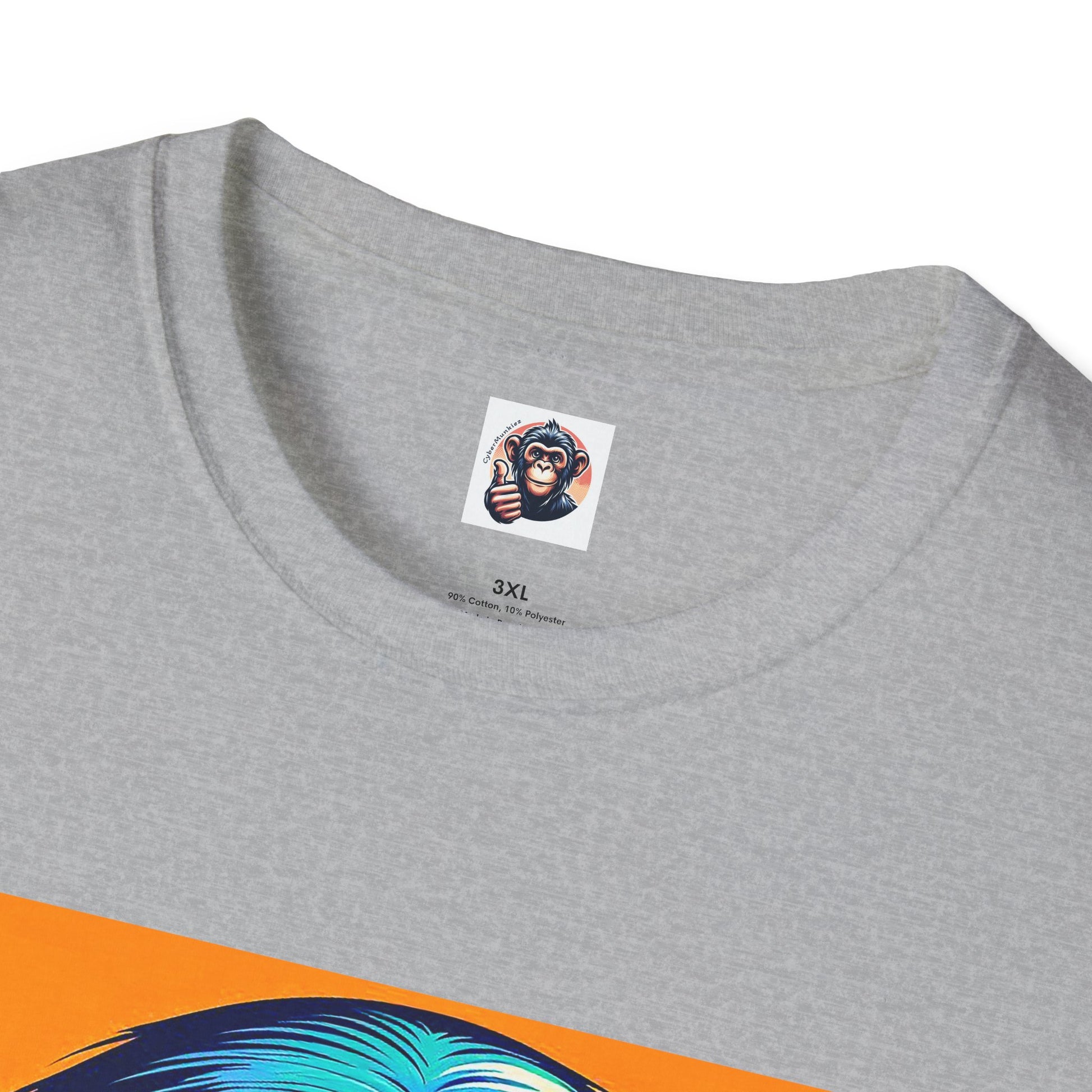 Chimp happy guy T-Shirt Printify