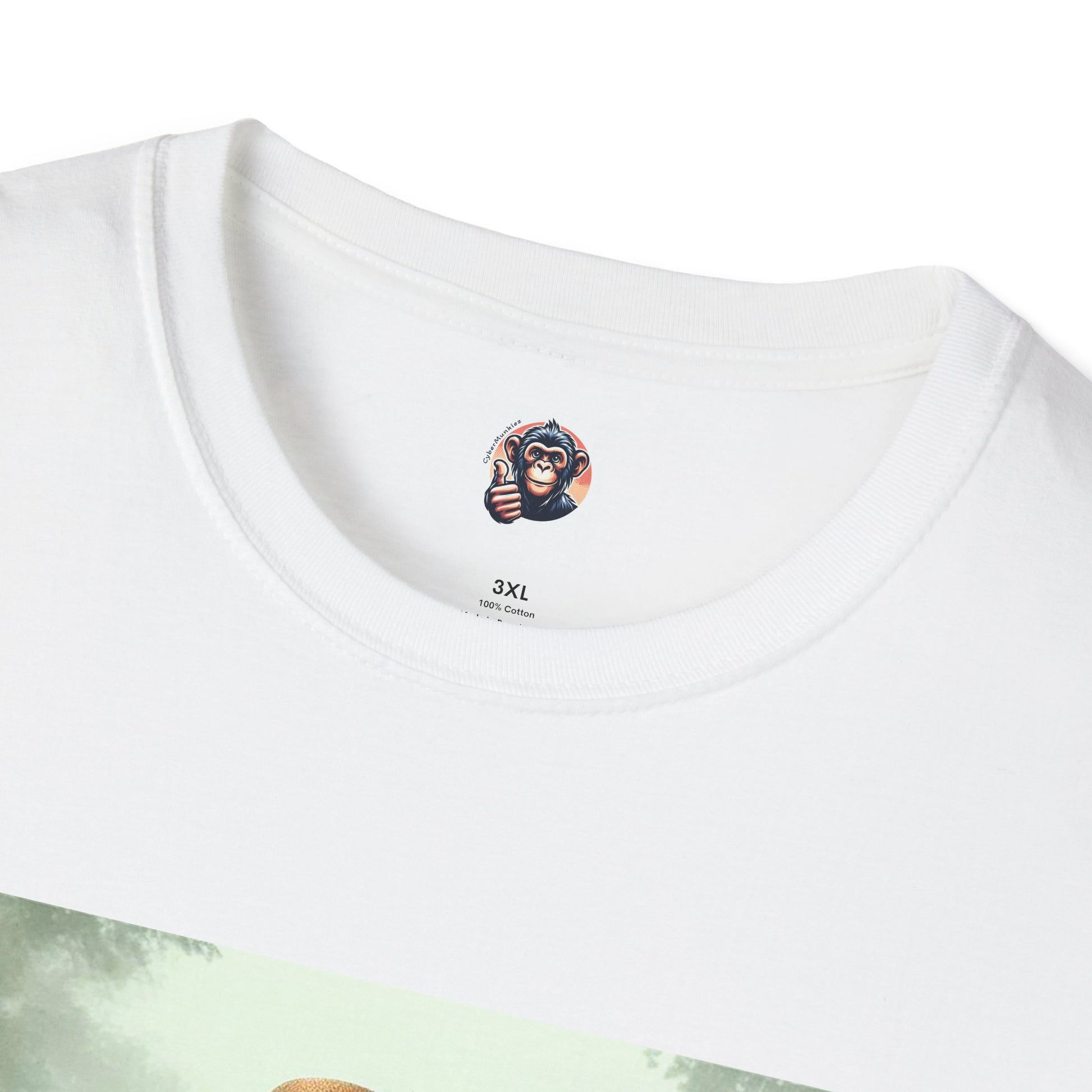 Capuchin Monkey couple driving shirt T-Shirt Printify