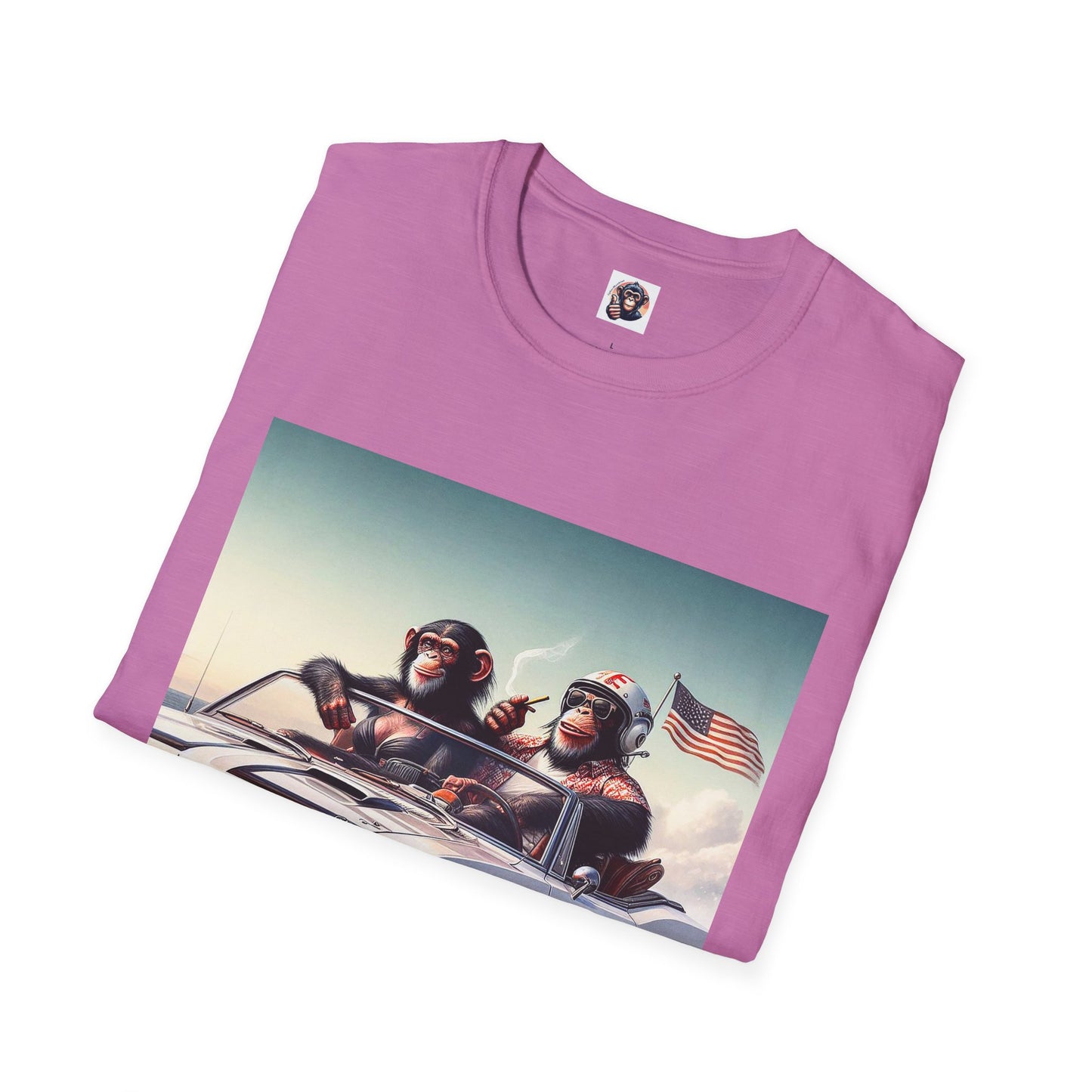 Wacky Chimp grey mustang