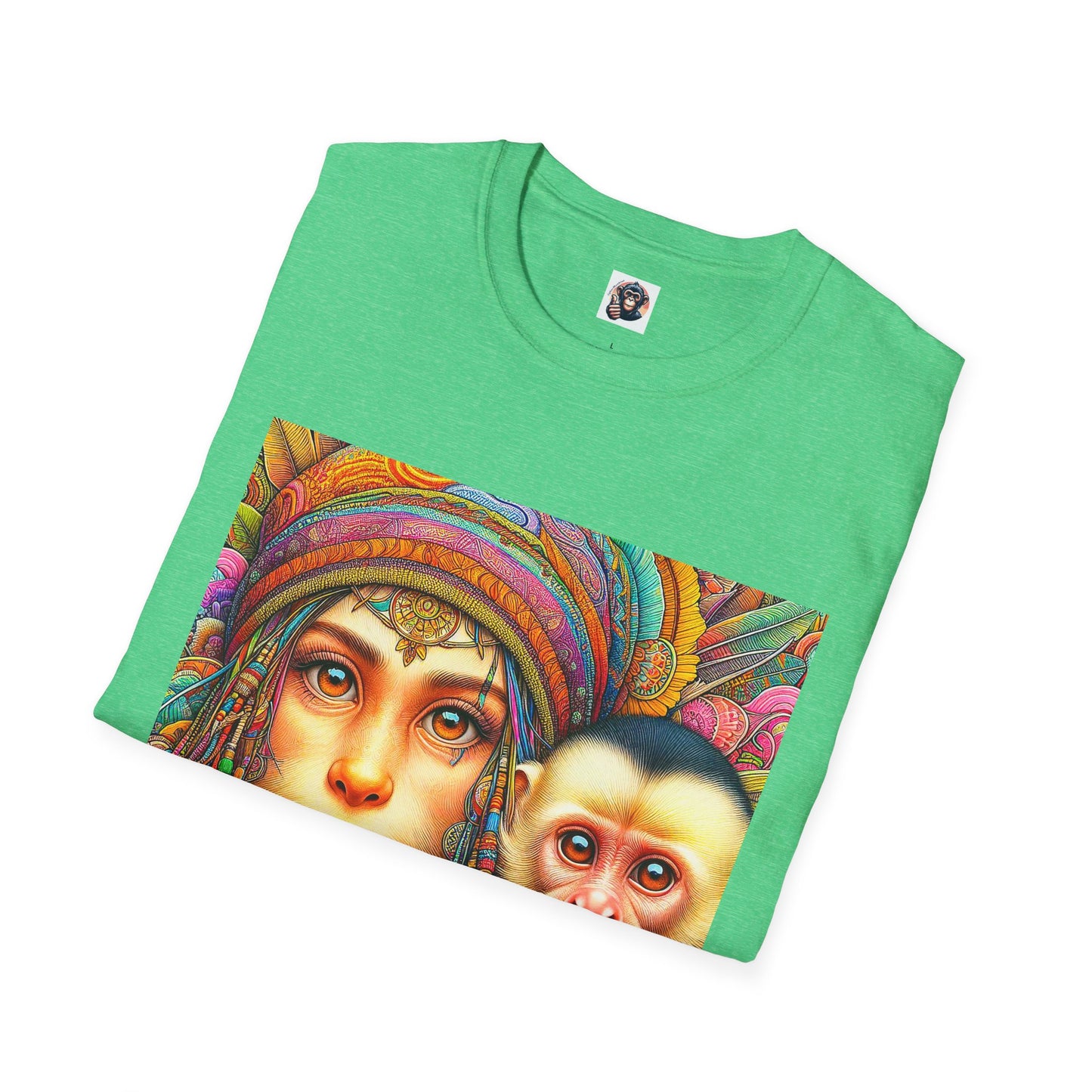 Capuchin Monkey Jamaican girl shirt