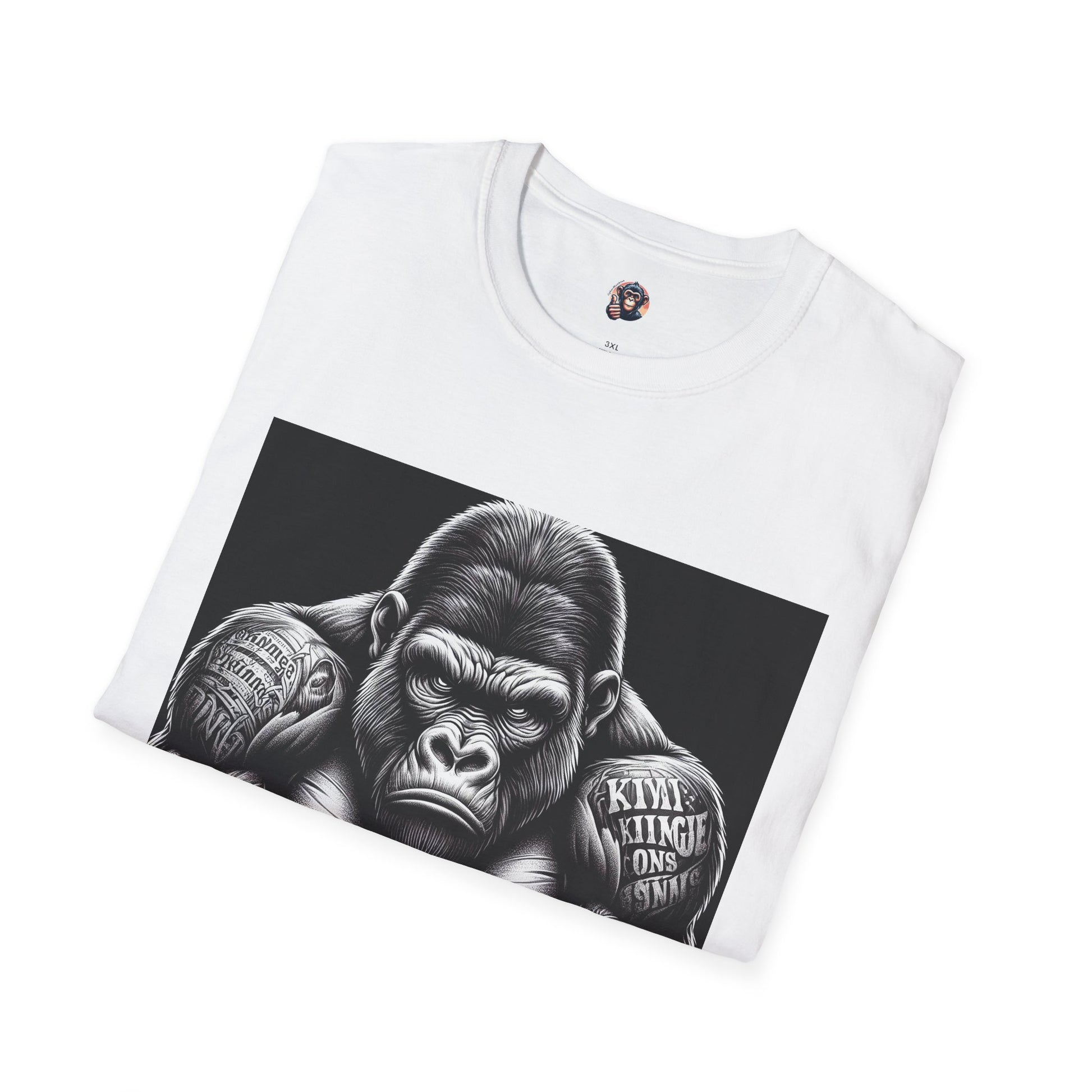 Gorilla tough guy shirt T-Shirt Printify