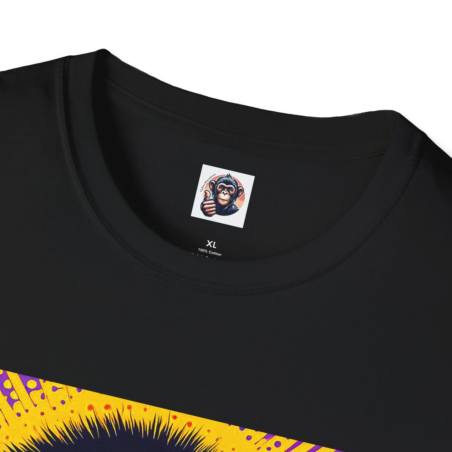 Capuchin Monkey yellow T-Shirt Printify