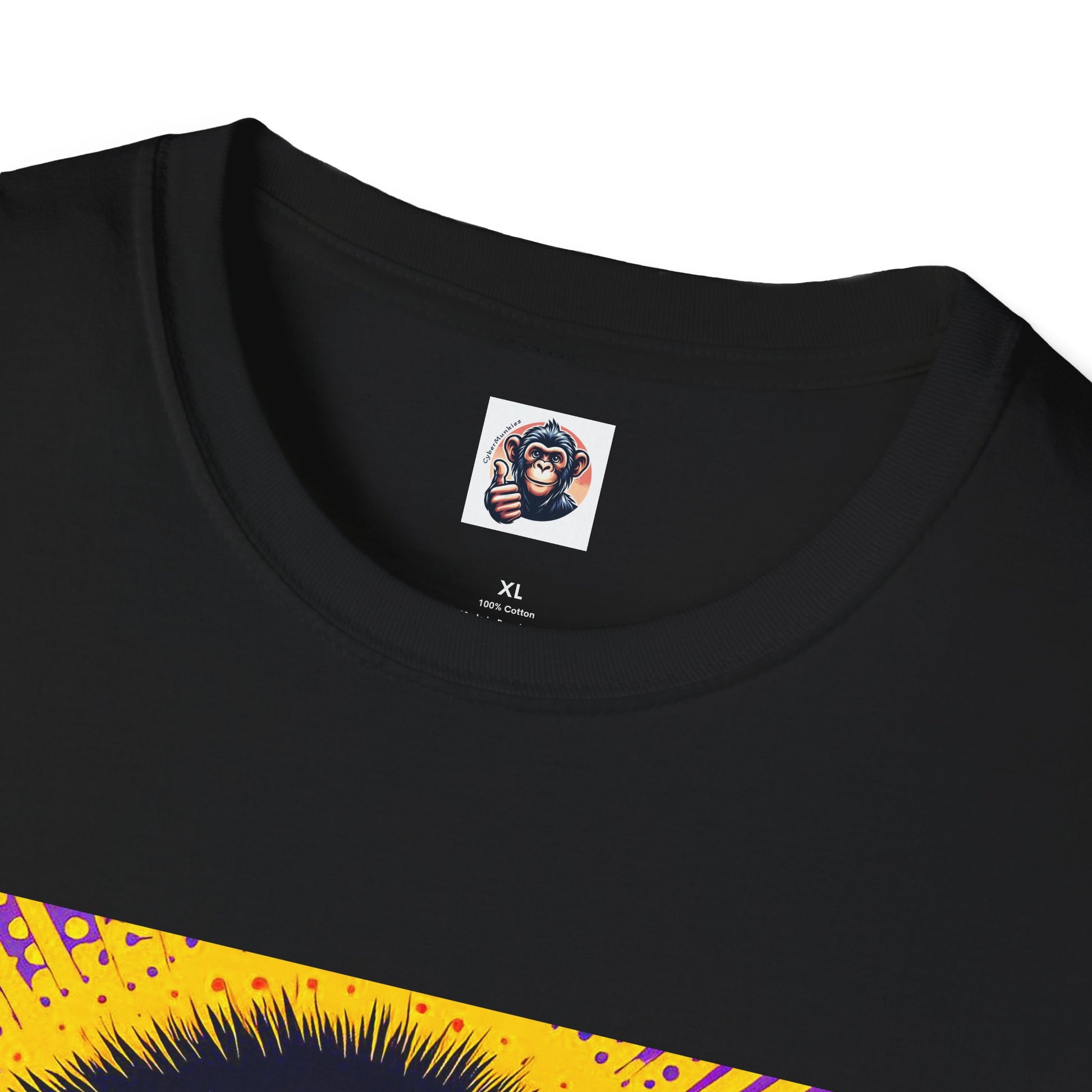 Capuchin Monkey yellow T-Shirt Printify