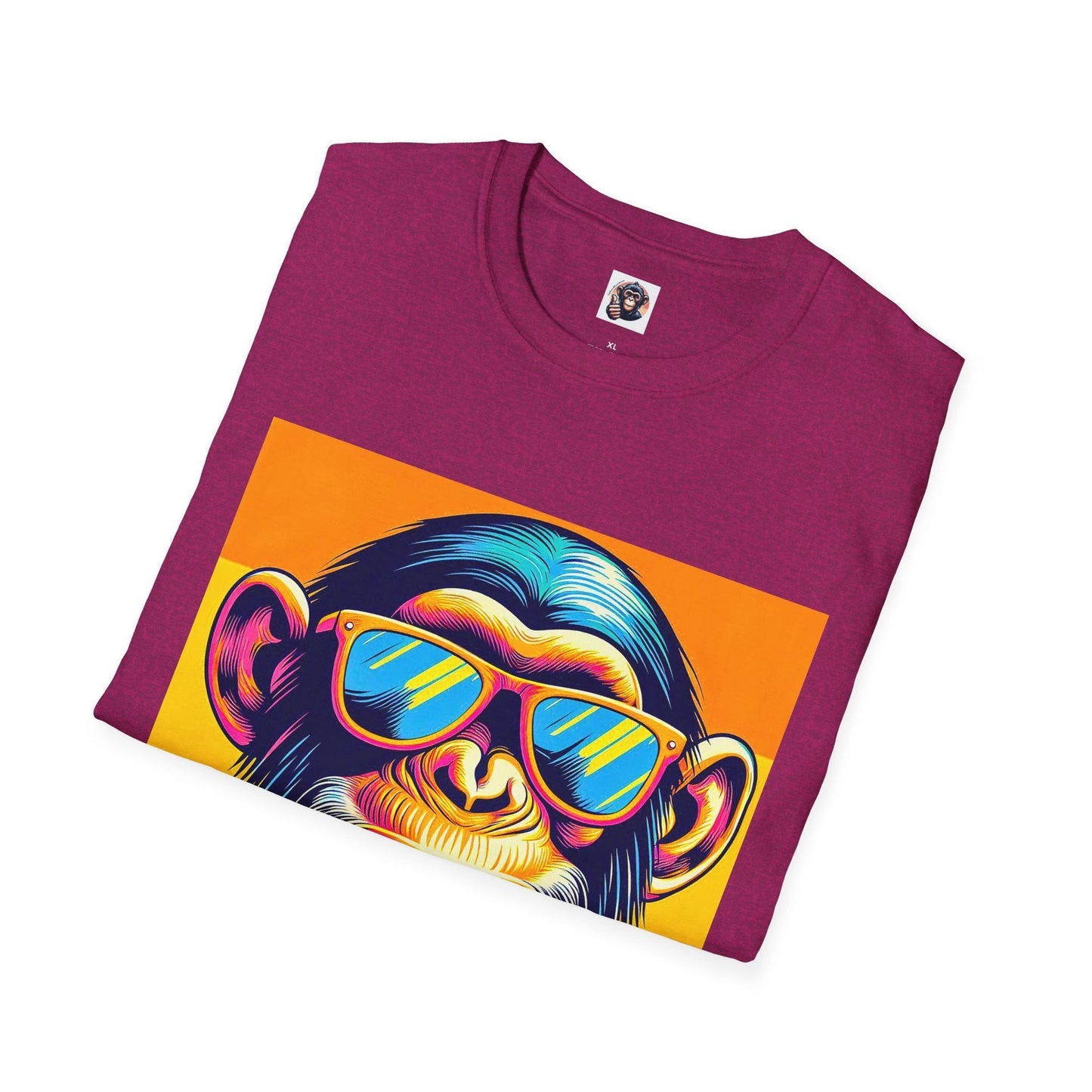 Chimp happy guy by Printify