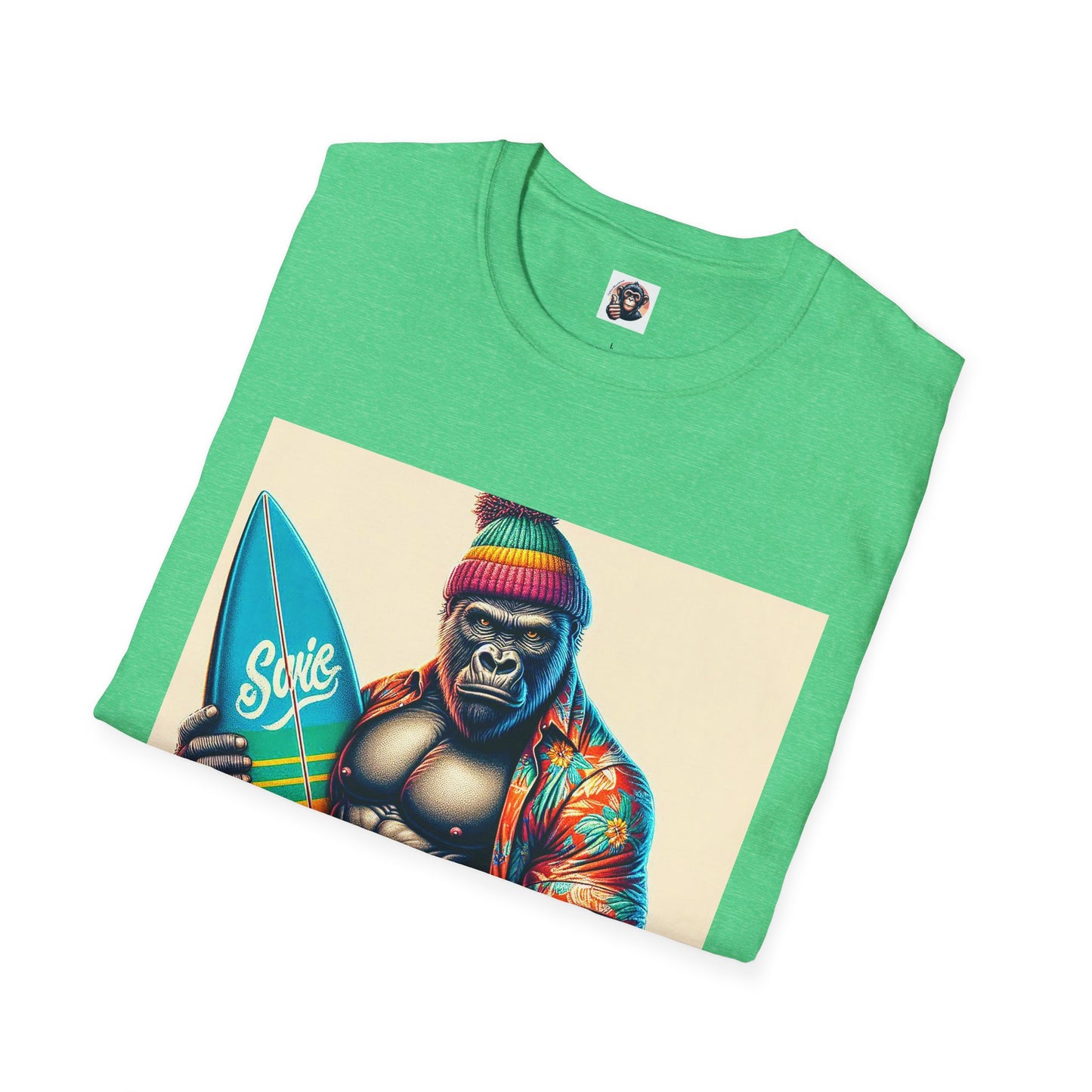 Gorilla angry surfer