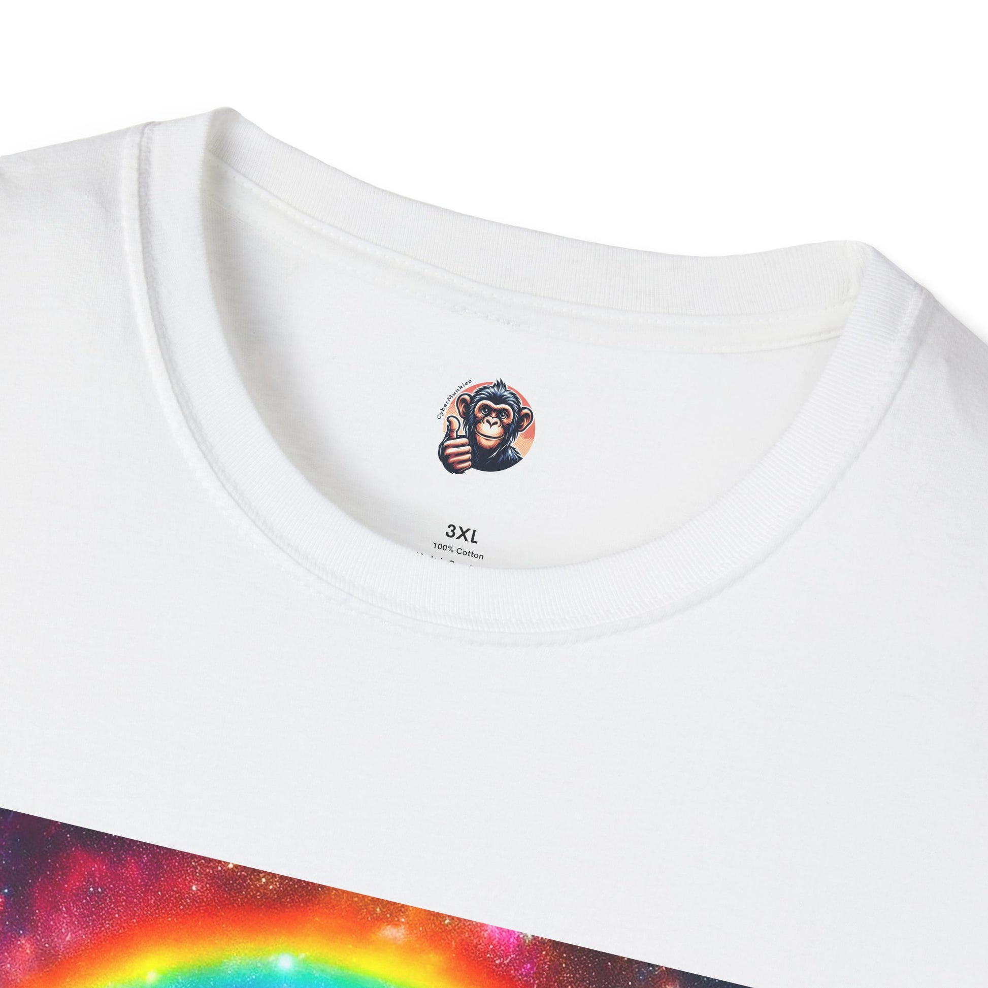 Capuchin Monkey rainbow bridge T-Shirt Printify