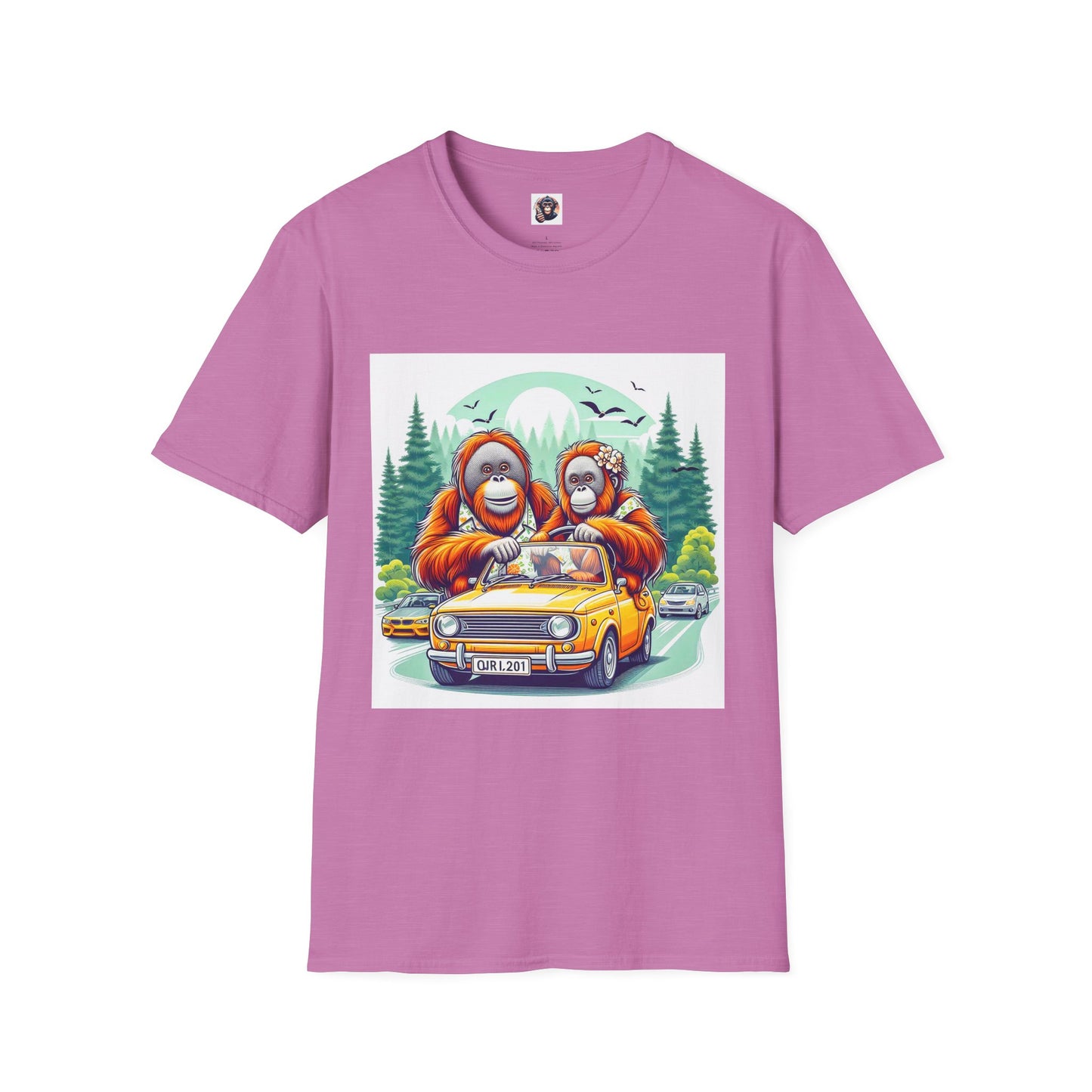 Orangutans T-Shirt Printify S Heather Radiant Orchid