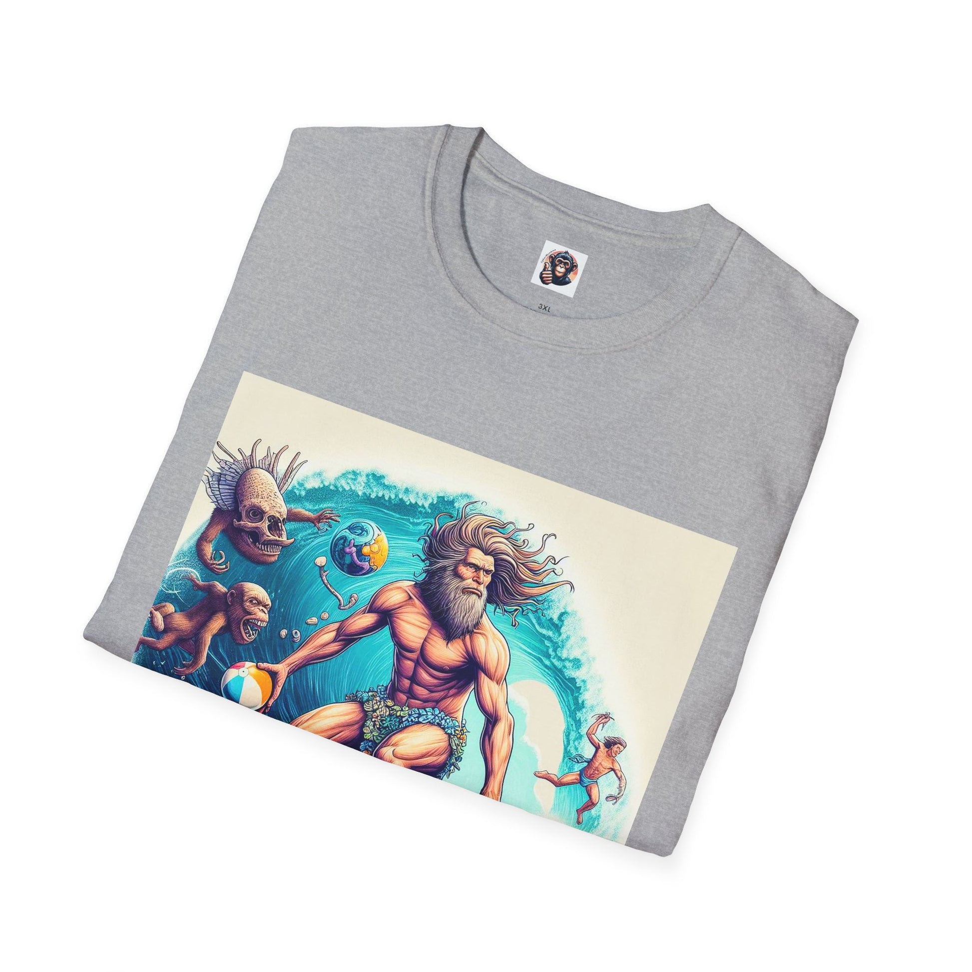 Homo Sapiens surfer T-Shirt Printify