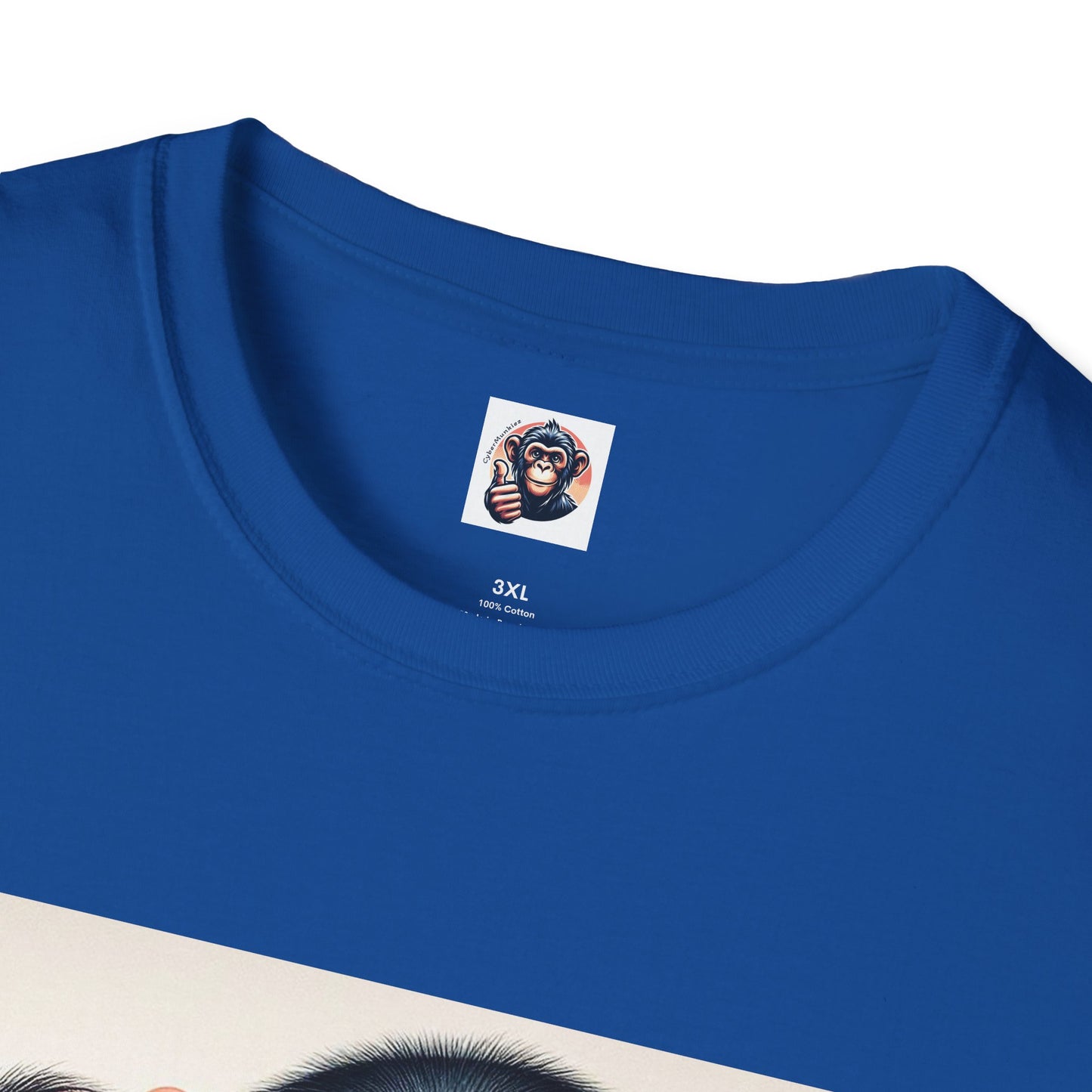 Bonobo muscles man T-Shirt Printify