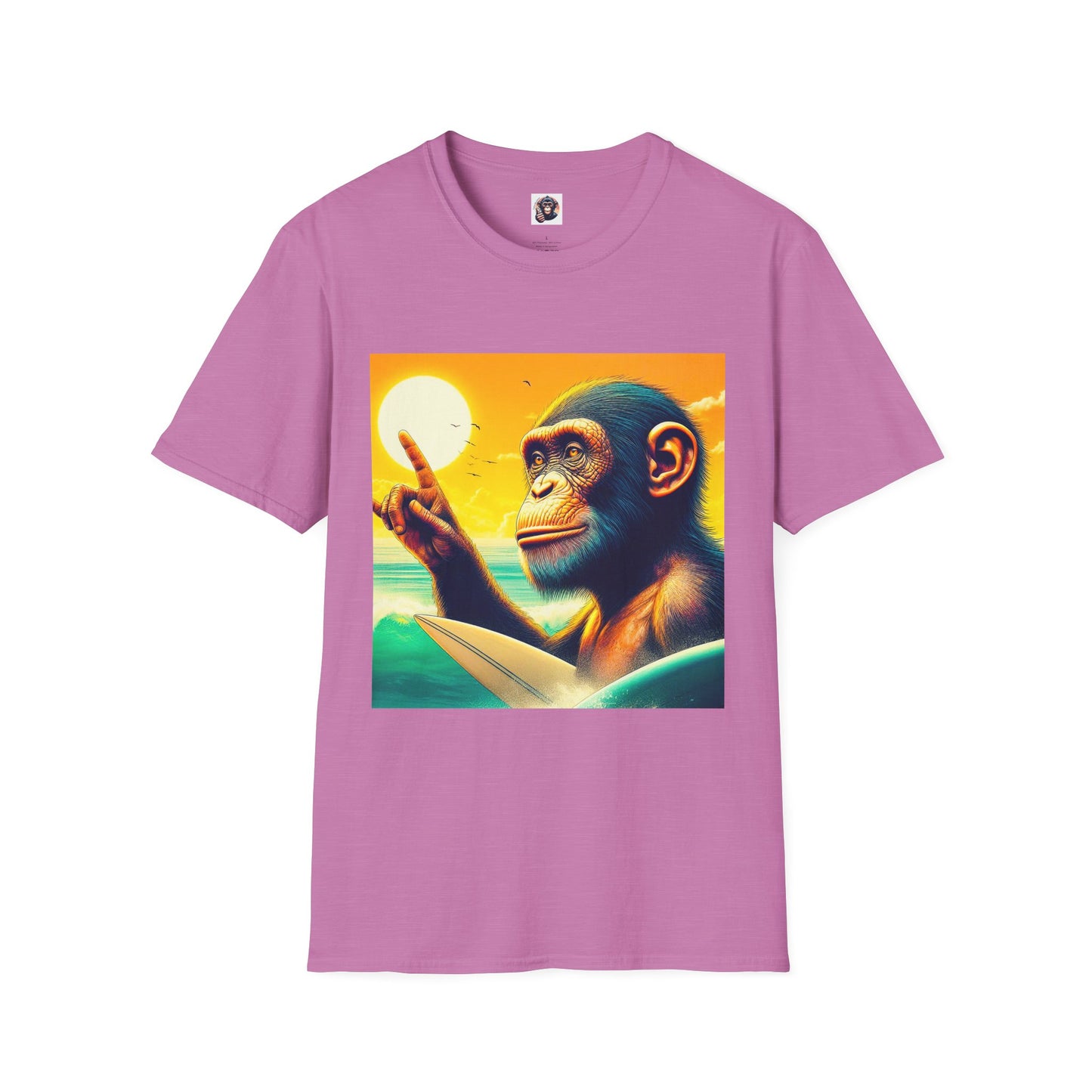 Bonobo ocean beauty T-Shirt Printify S Heather Radiant Orchid
