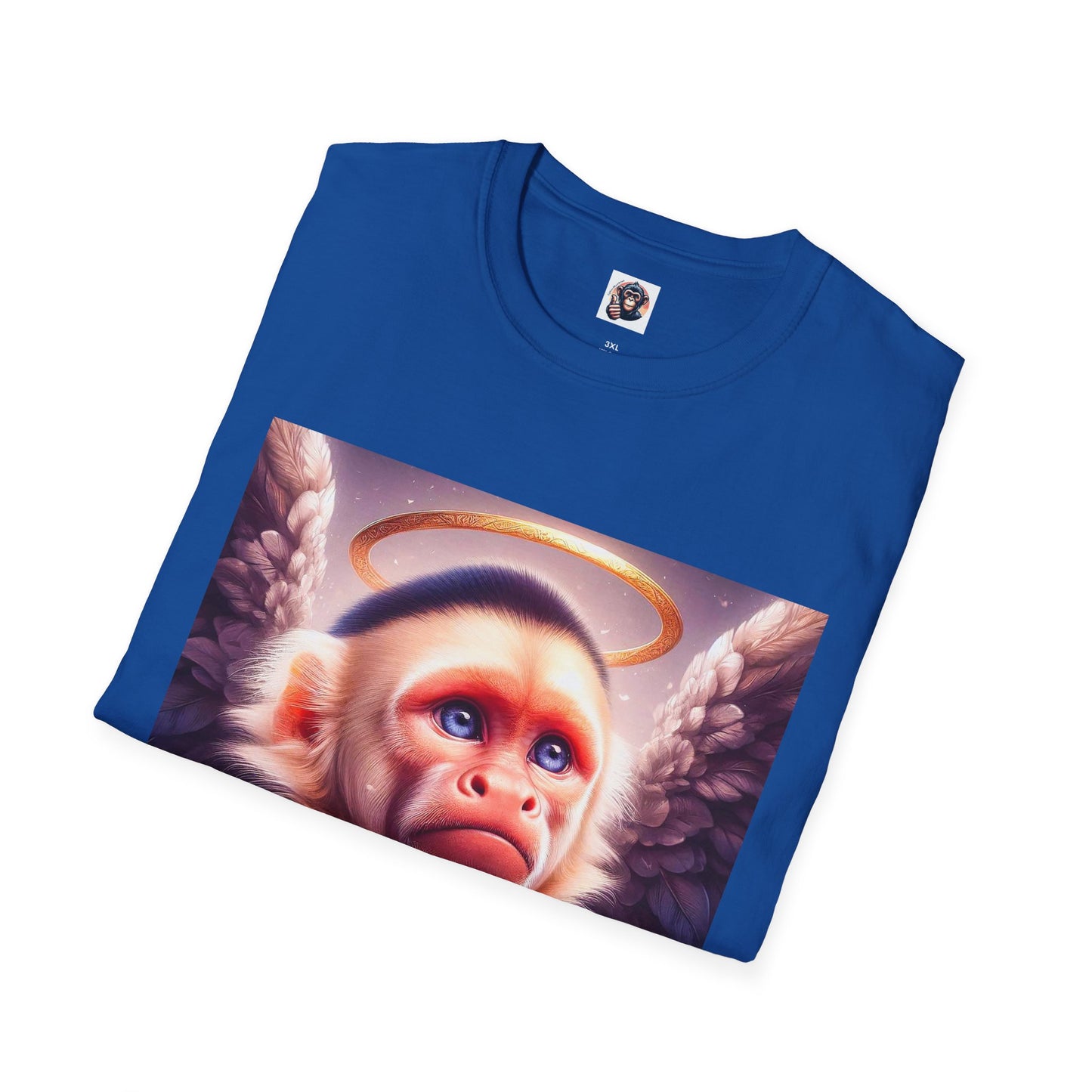 Capuchin Monkey heavenly Angel T-Shirt Printify